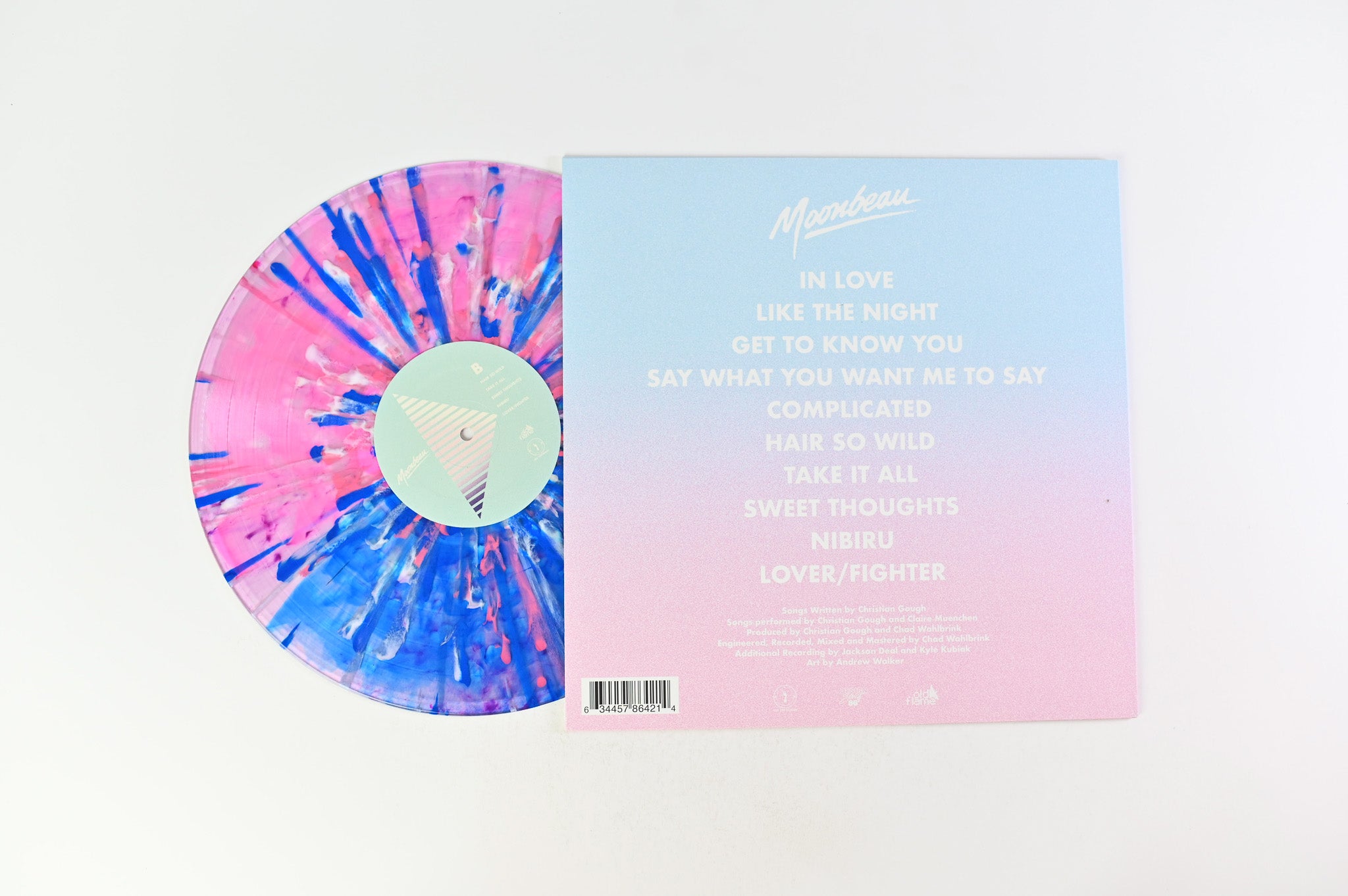 Moonbeau - Moonbeau on Soul Step Ltd Pink Blue Splatter Wax Mage