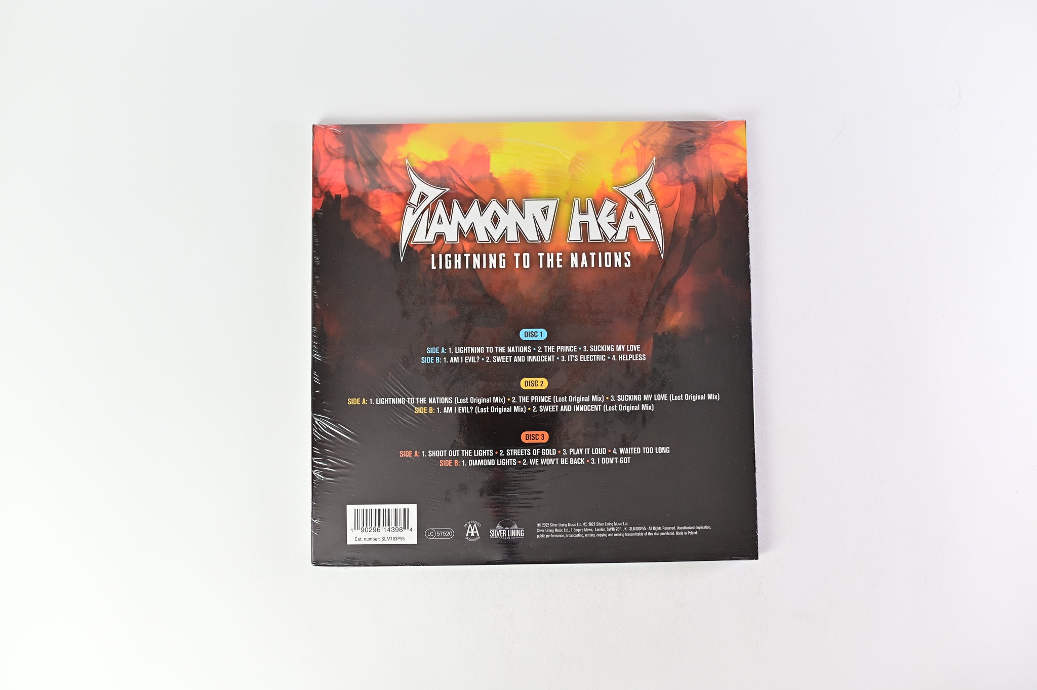 Diamond Head - Lightning To The Nations on Silver Lining Music Ltd 180 Gram Reissue Sealed