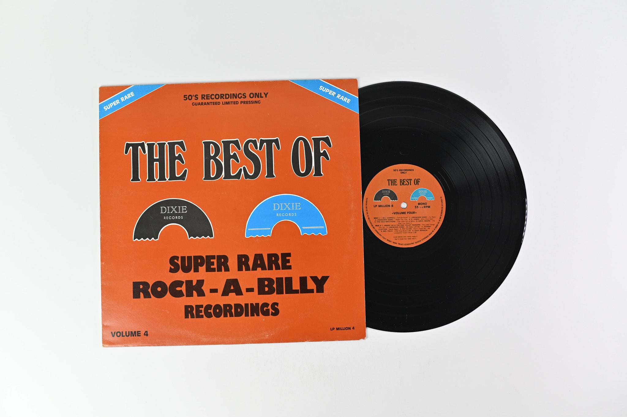 Various - The Best Of Dixie - Super Rare Rock-A-Billy Recordings Vol. 4 on Dixie Records