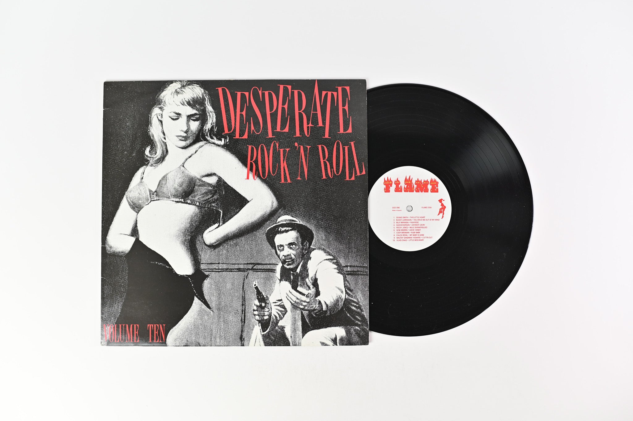 Various - Desperate Rock'n Roll Volume Ten on Flame Records