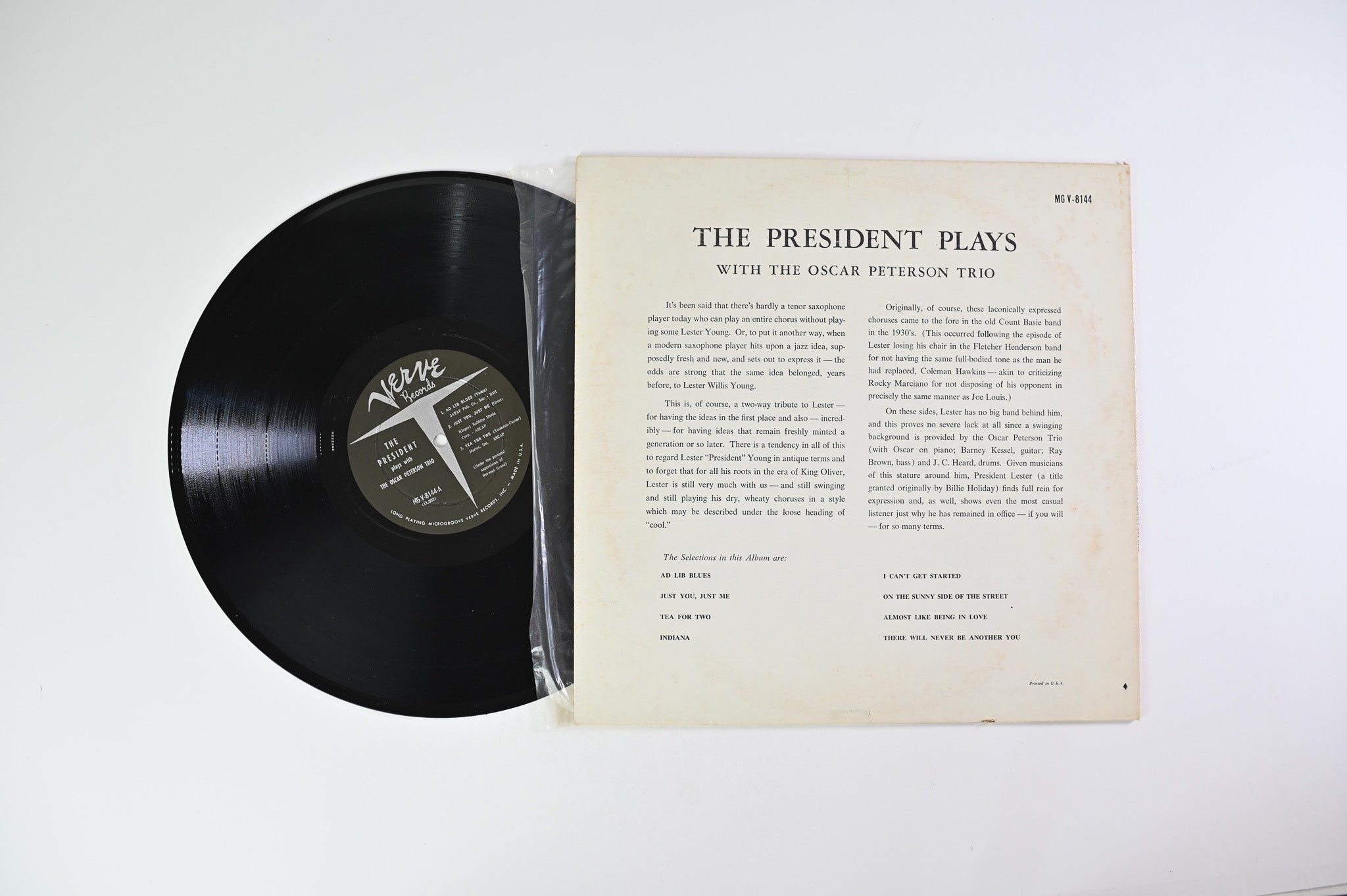 Lester Young - The President Plays With The Oscar Peterson Trio