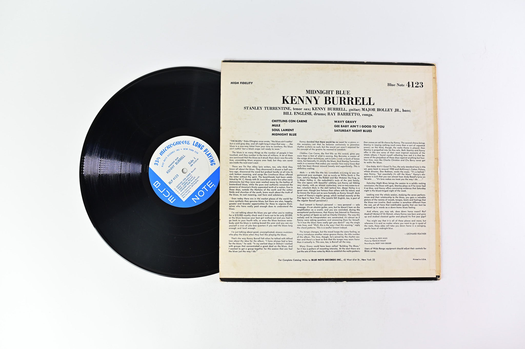 Kenny Burrell - Midnight Blue on Blue Note NY Mono
