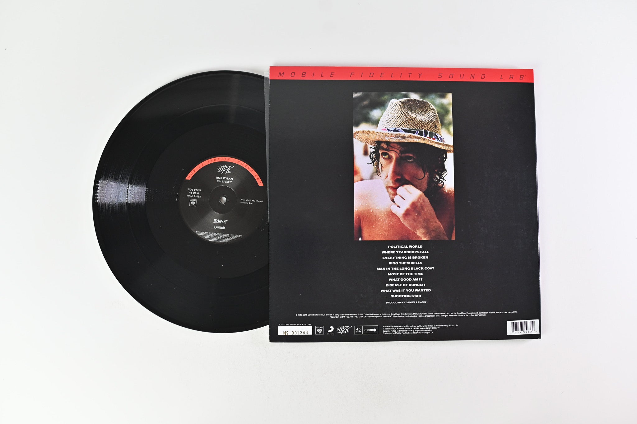 Bob Dylan - Oh Mercy Mobile Fidelity Sound Lab Ltd Numbered 45 RPM 180 Gram Reissue