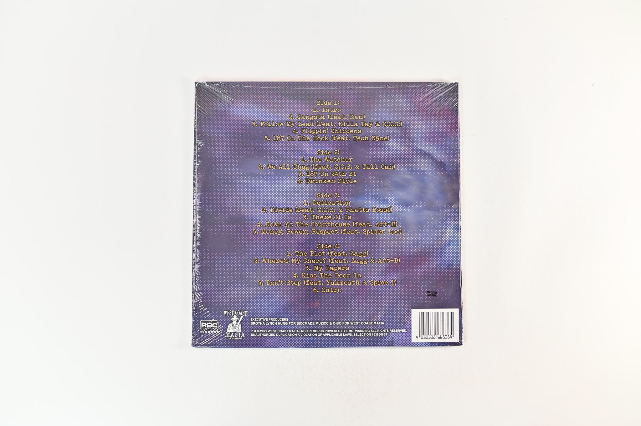 Brotha Lynch Hung - Blocc Movement on RBC RSD 2021 Ltd Clear With Blue Reissue Sealed