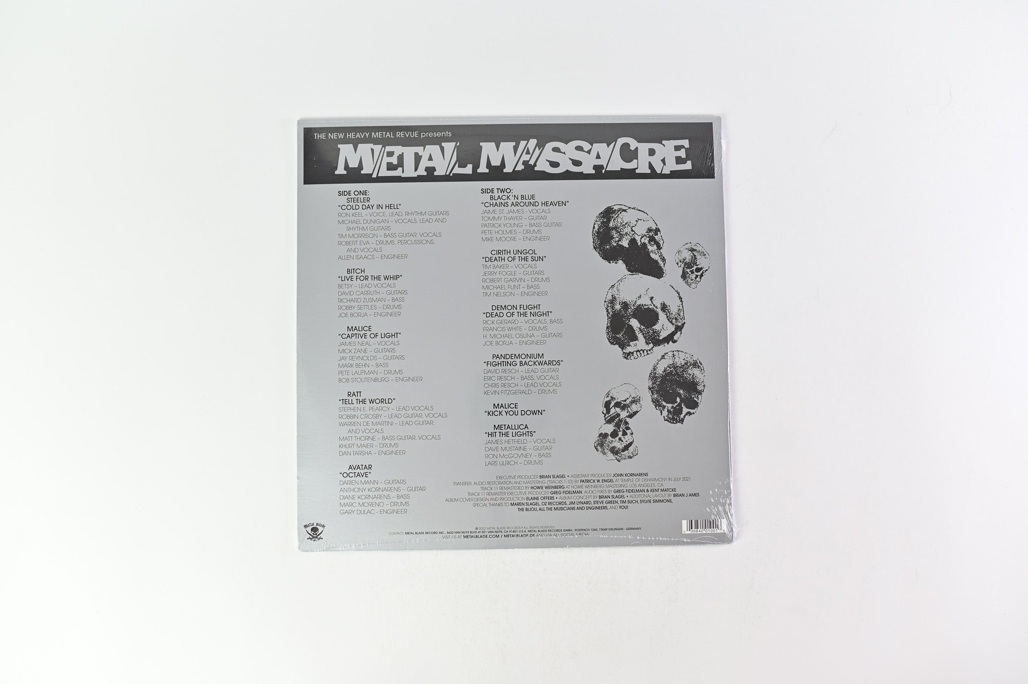 Various - Metal Massacre on Metal Blade Ltd Ruby Red Reissue Sealed