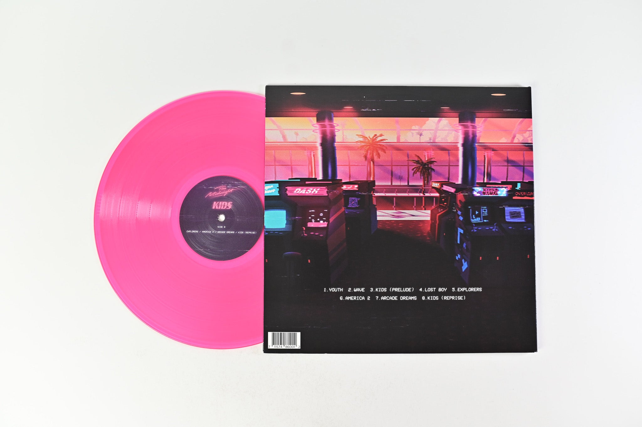 The Midnight - Kids Self Released Magenta Transparent Reissue