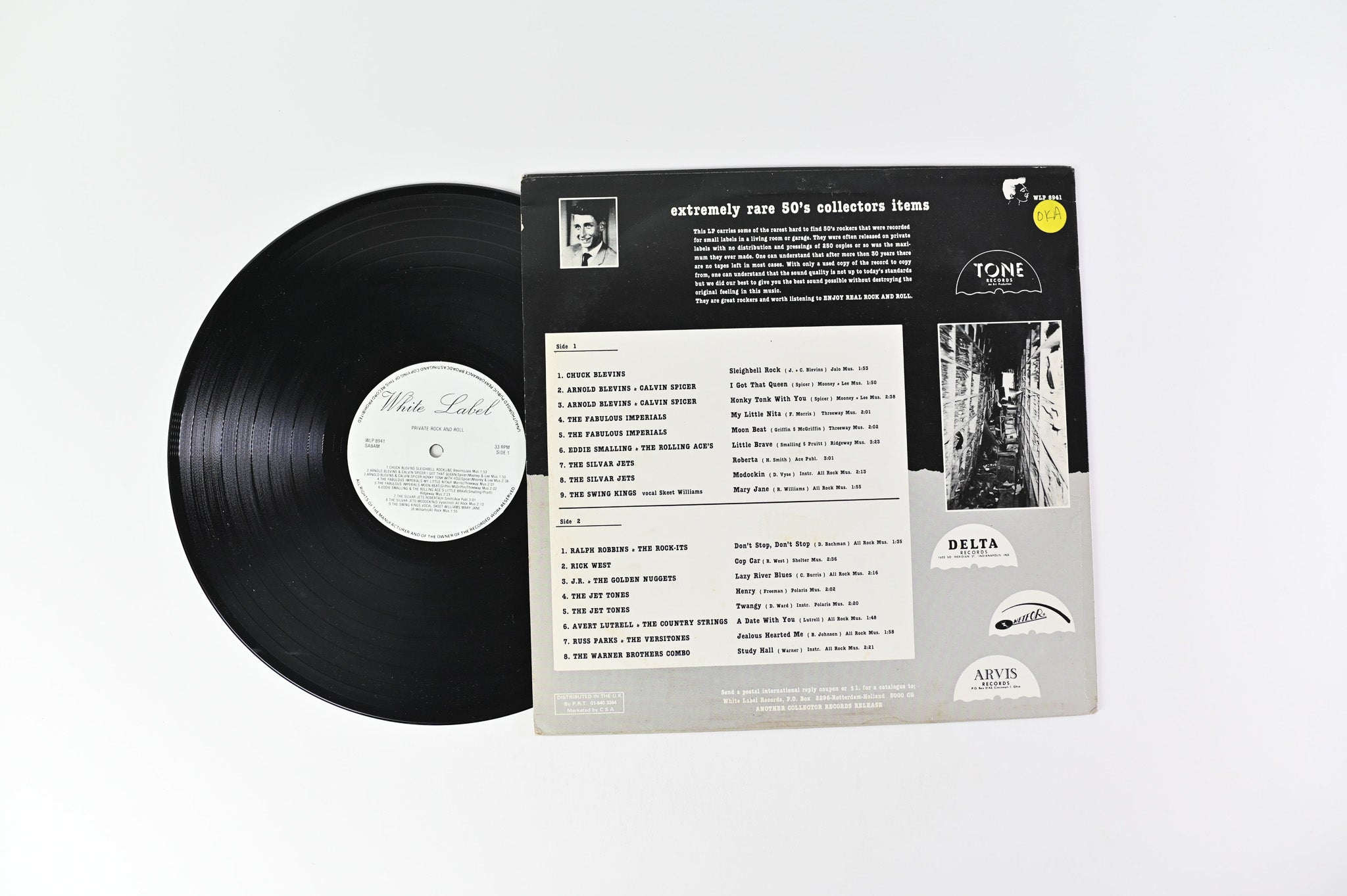 Various - Private Rock & Roll - Extremely Rare 50's Collectors Items on White Label Records