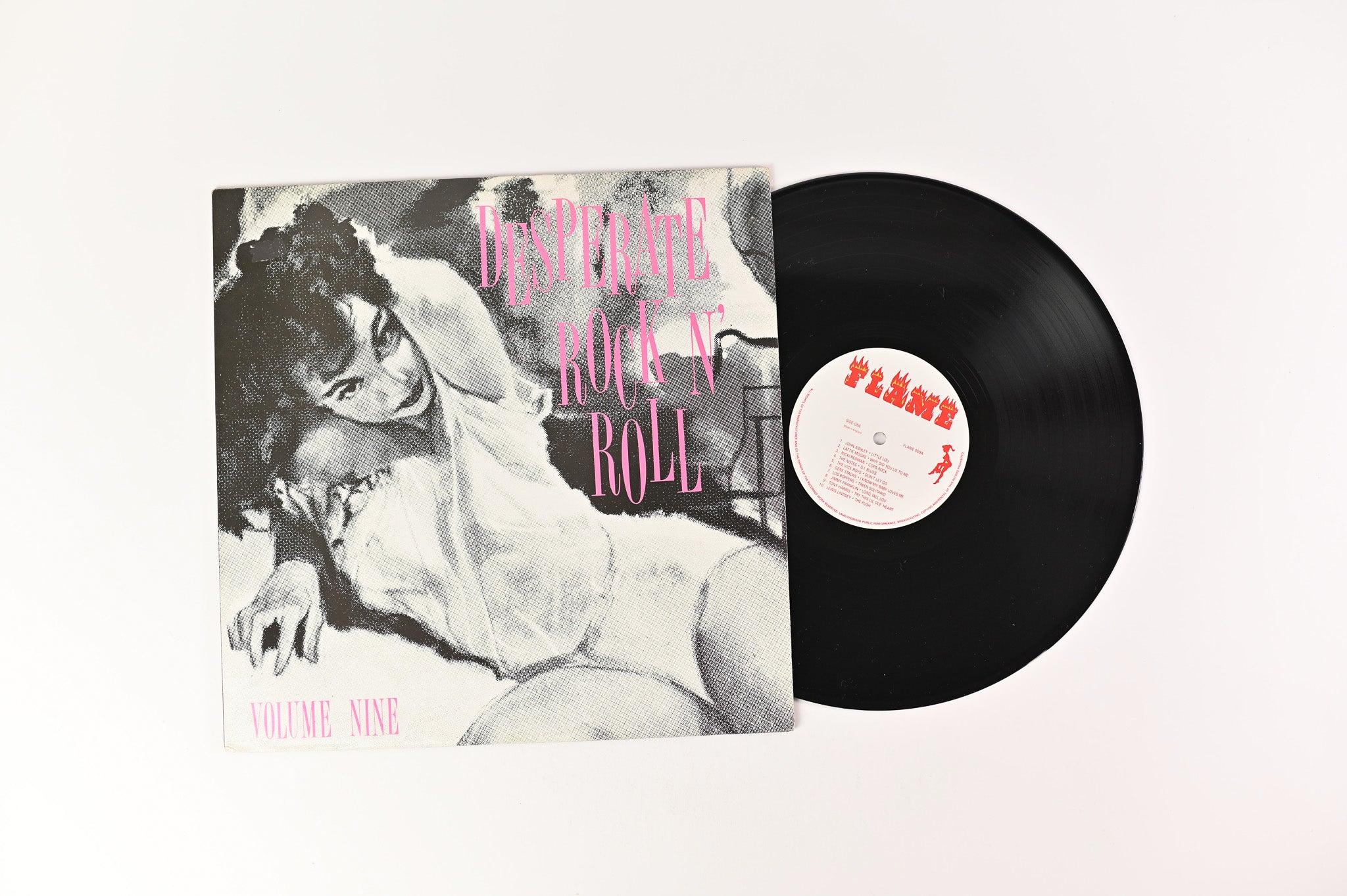 Various - Desperate Rock N' Roll Volume Nine on Flame Records