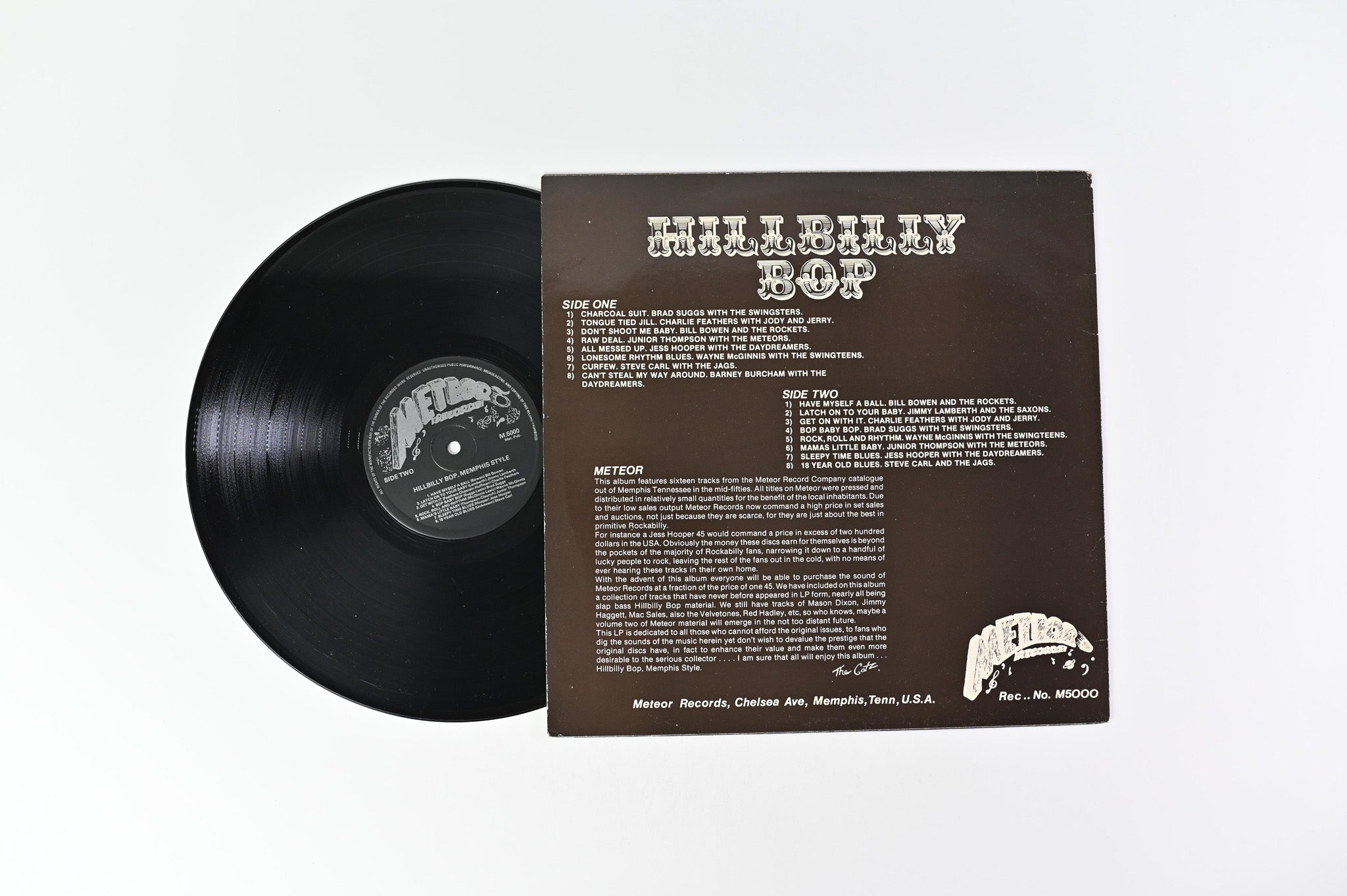 Various - Meteor - Hillbilly Bop, Memphis Style on Meteor Records