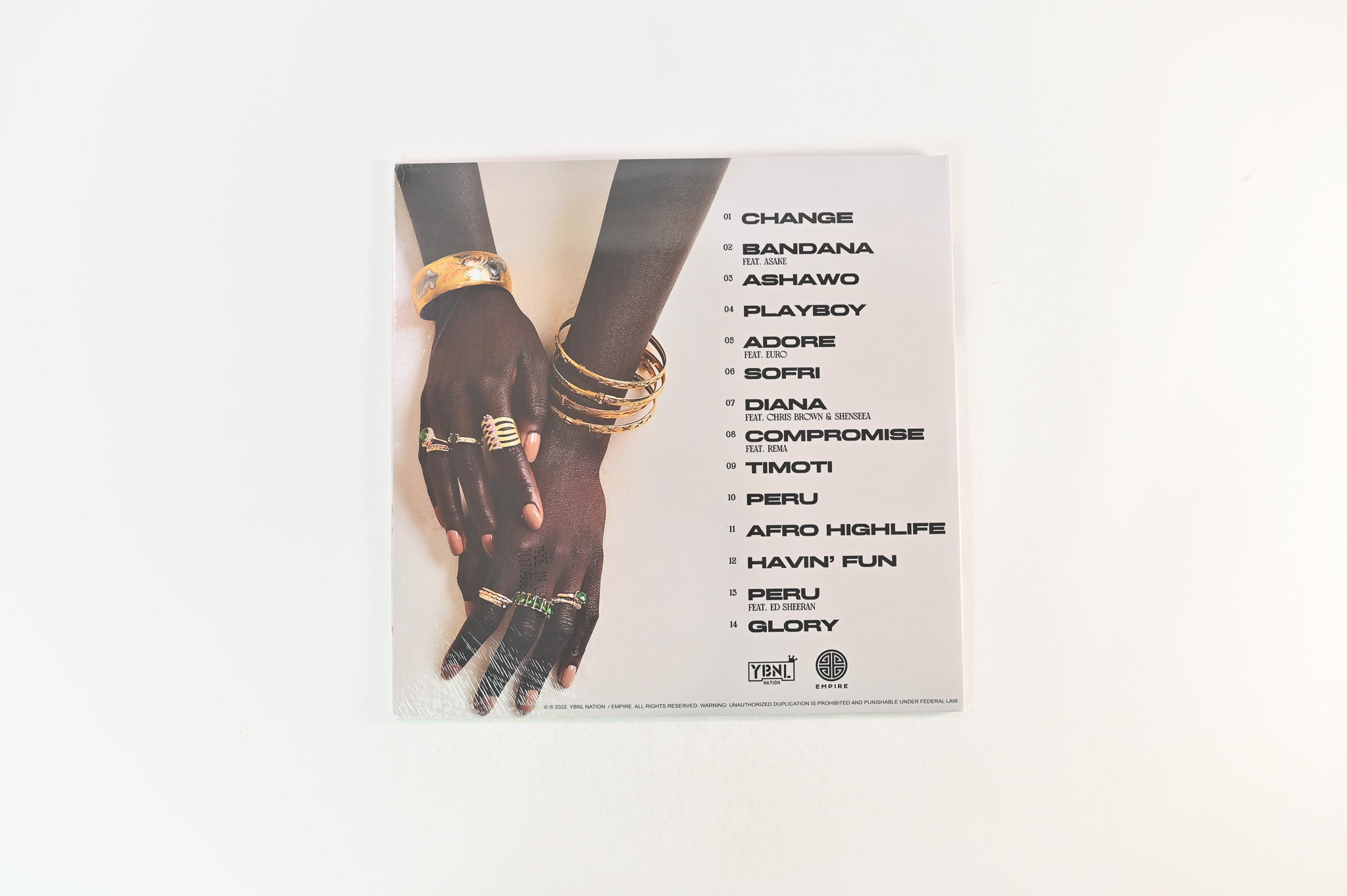 Fireboy DML - Playboy on Ybnl Bone Vinyl Sealed