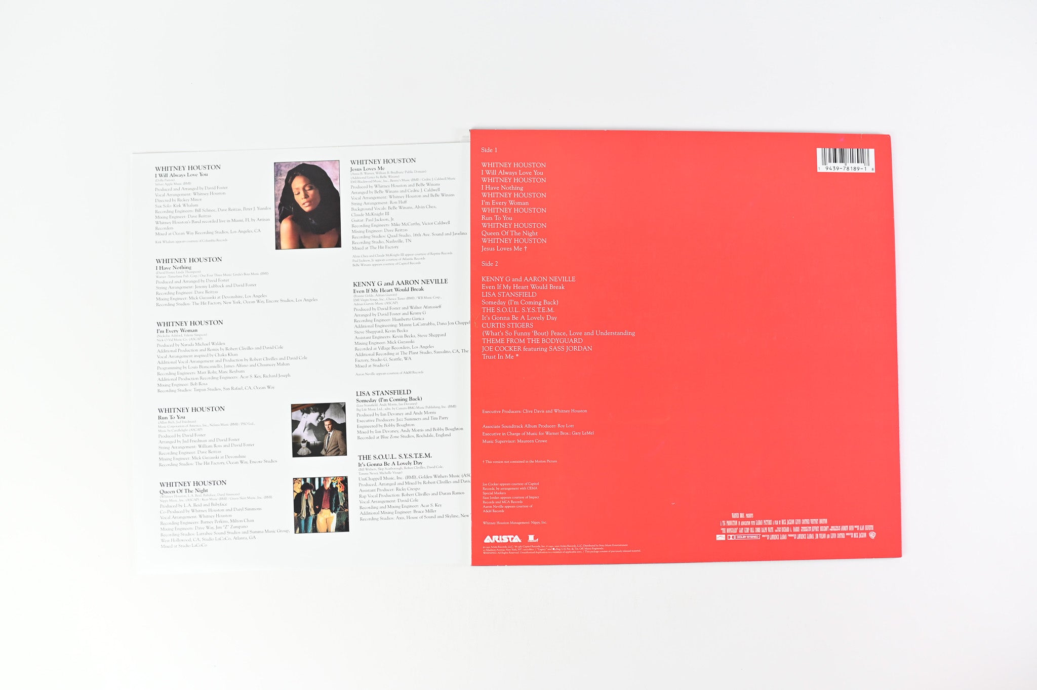 Various - The Bodyguard (Original Soundtrack Album) on Atlantic Legacy Red Vinyl Reissue