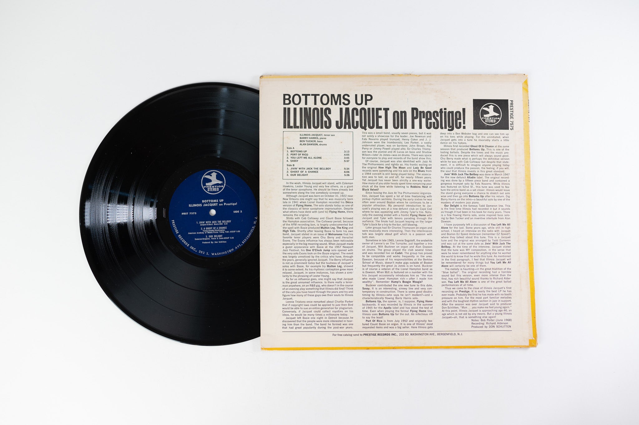 Illinois Jacquet - Bottoms Up - Illinois Jacquet On Prestige!