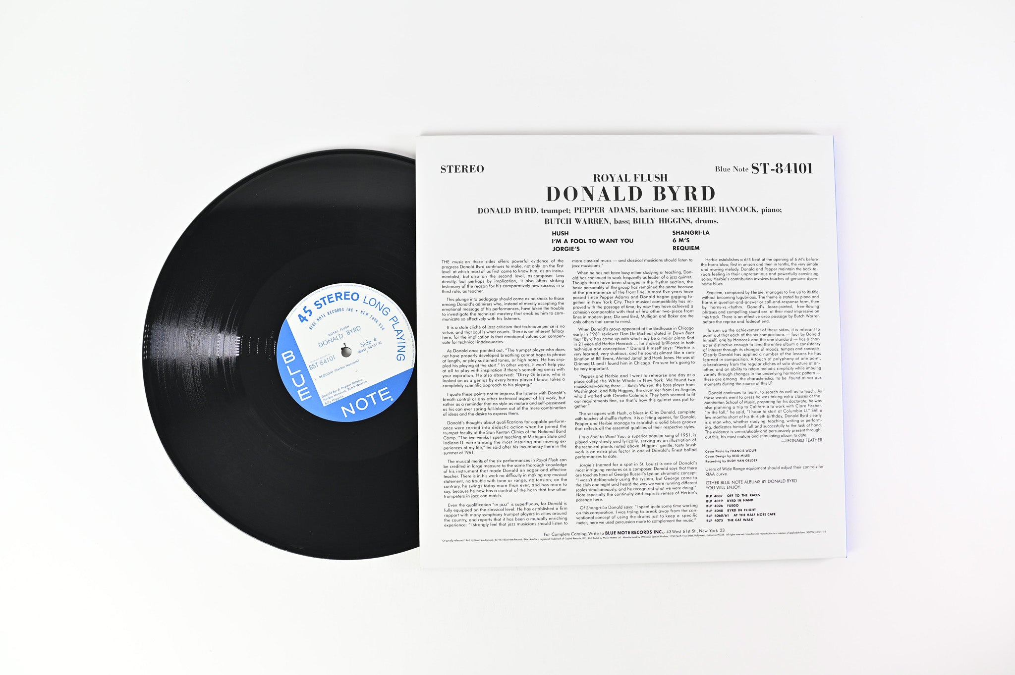Donald Byrd - Royal Flush on Blue Note Ltd Music Matters 45 RPM Reissue
