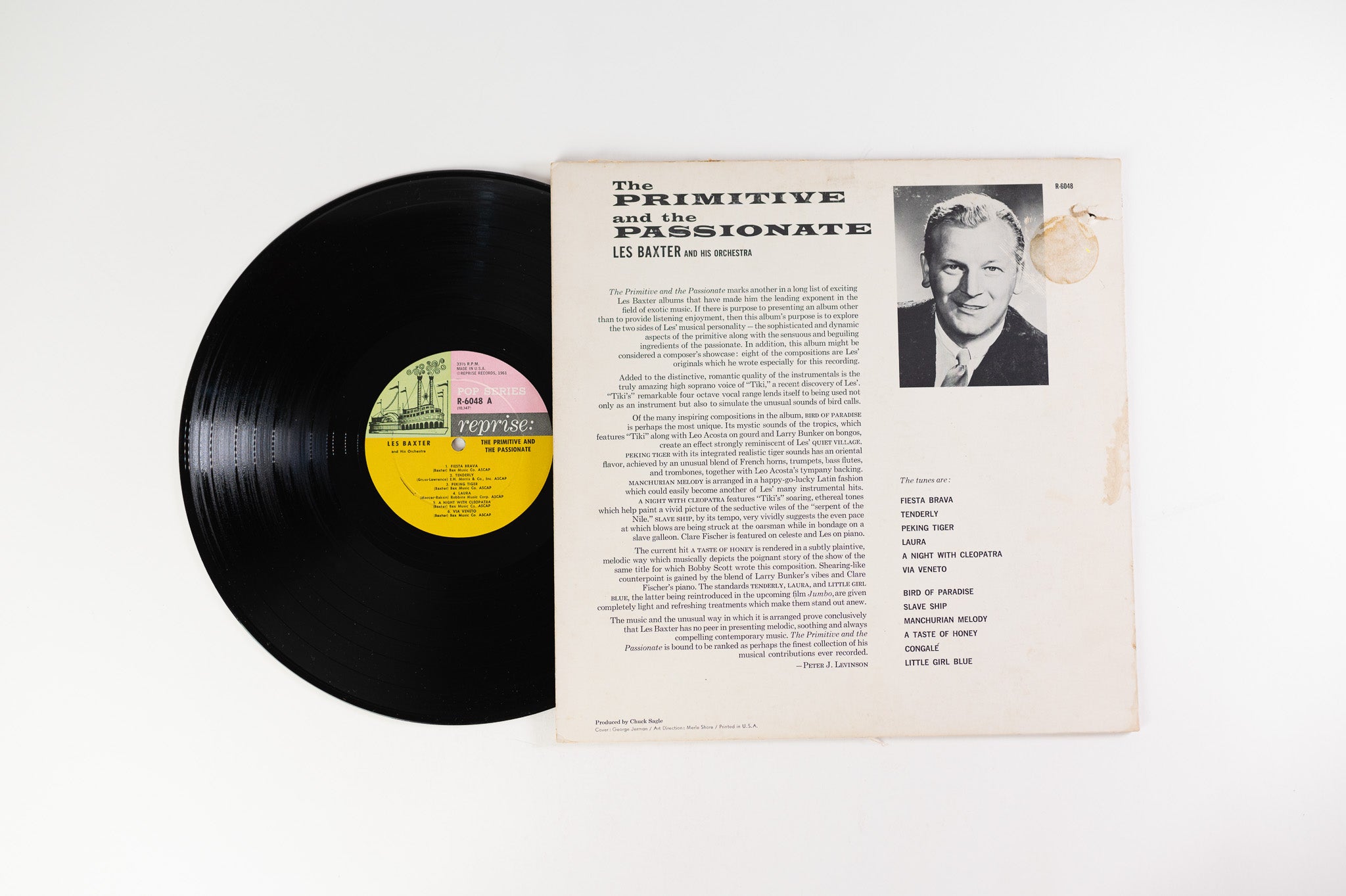 Les Baxter & His Orchestra - The Primitive And The Passionate on Reprise Records