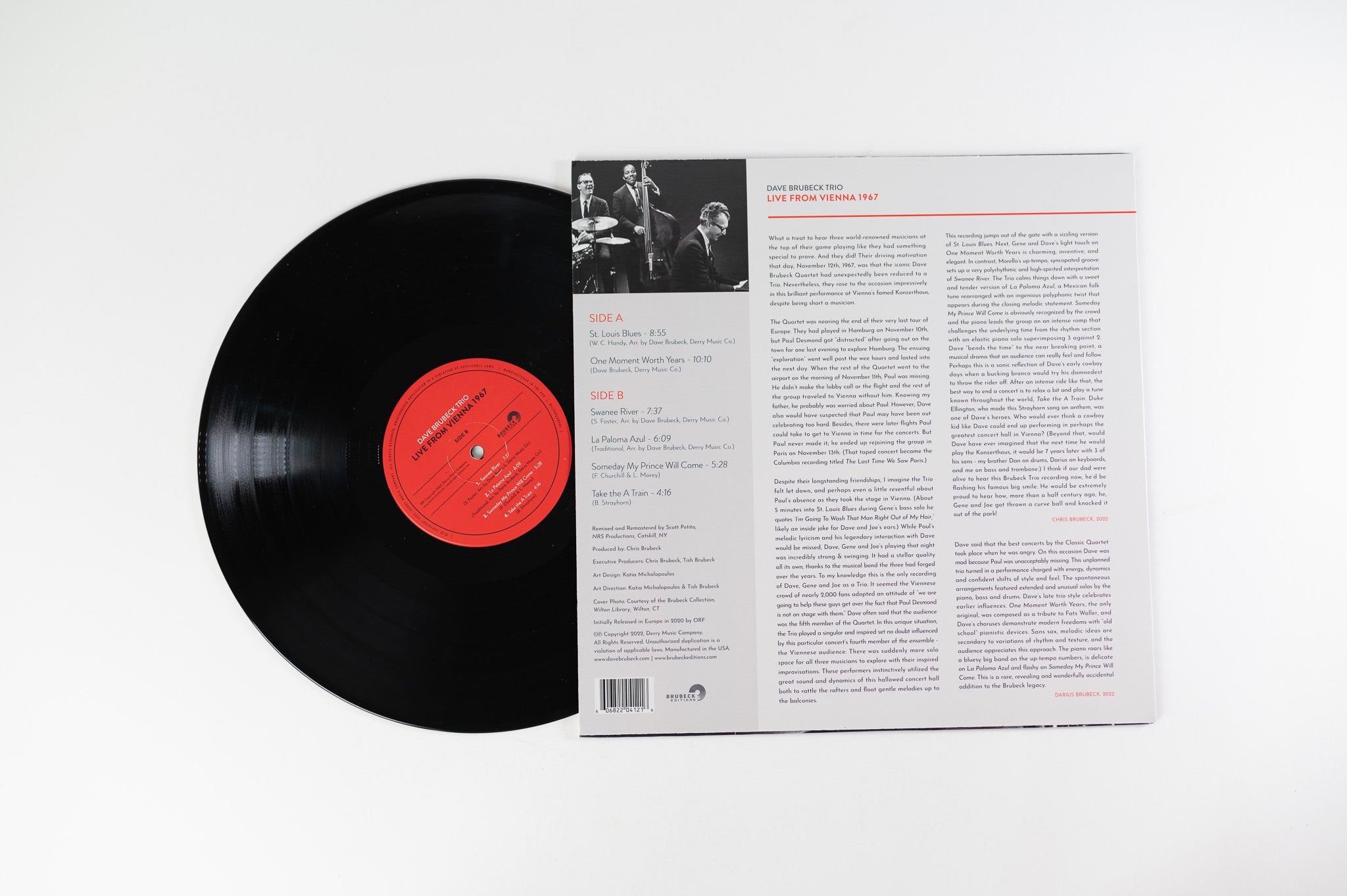 The Dave Brubeck Trio - Live From Vienna 1967 on Brubeck Editions