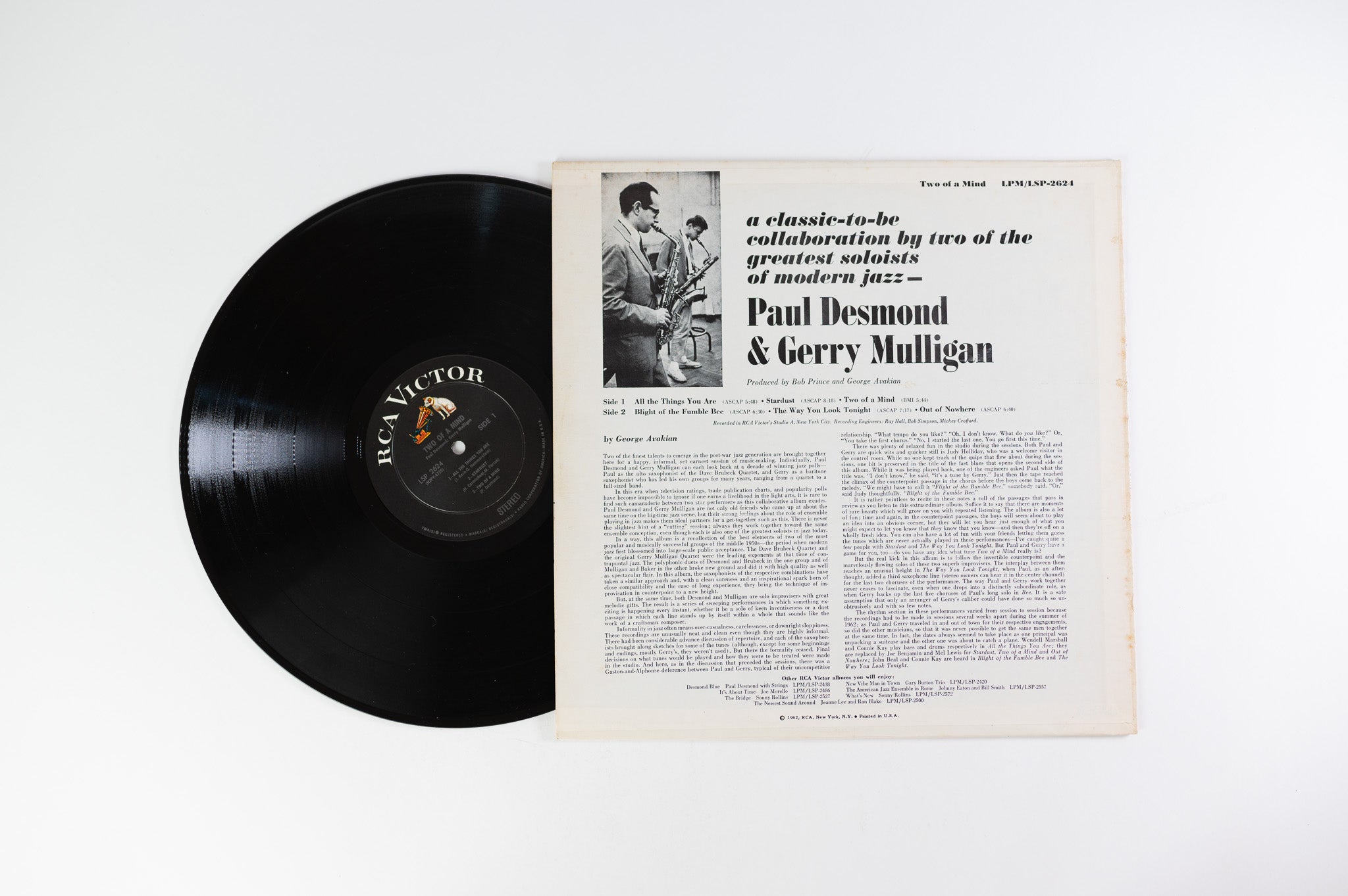 Paul Desmond - Two Of A Mind on RCA Victor - Stereo