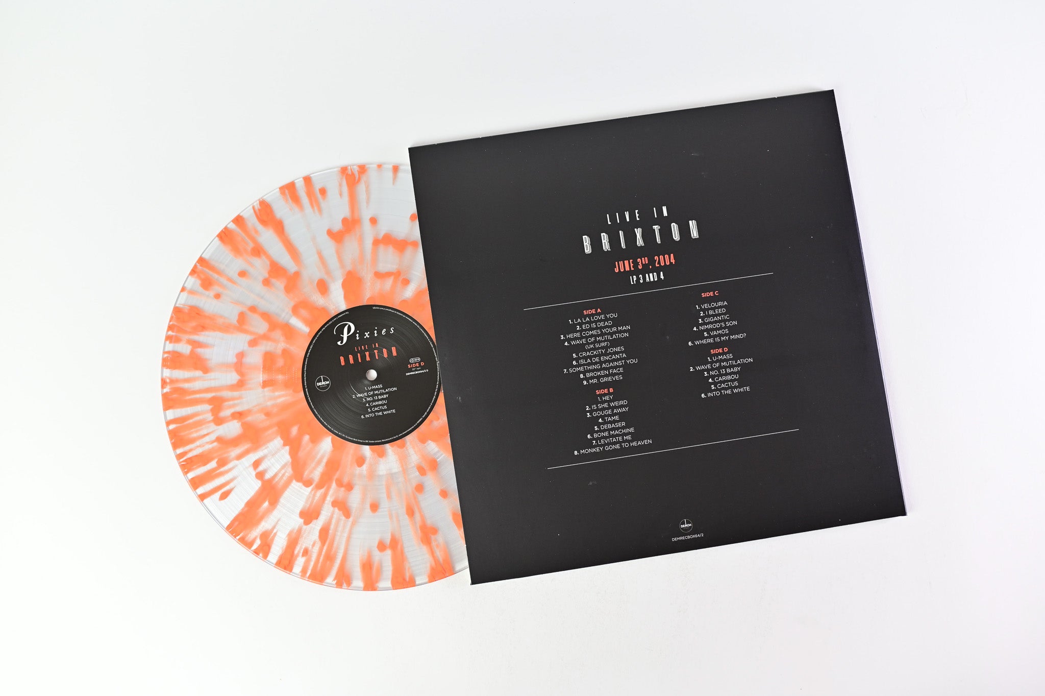 Pixies - Live In Brixton on Demon Records Colored Vinyl Box Set