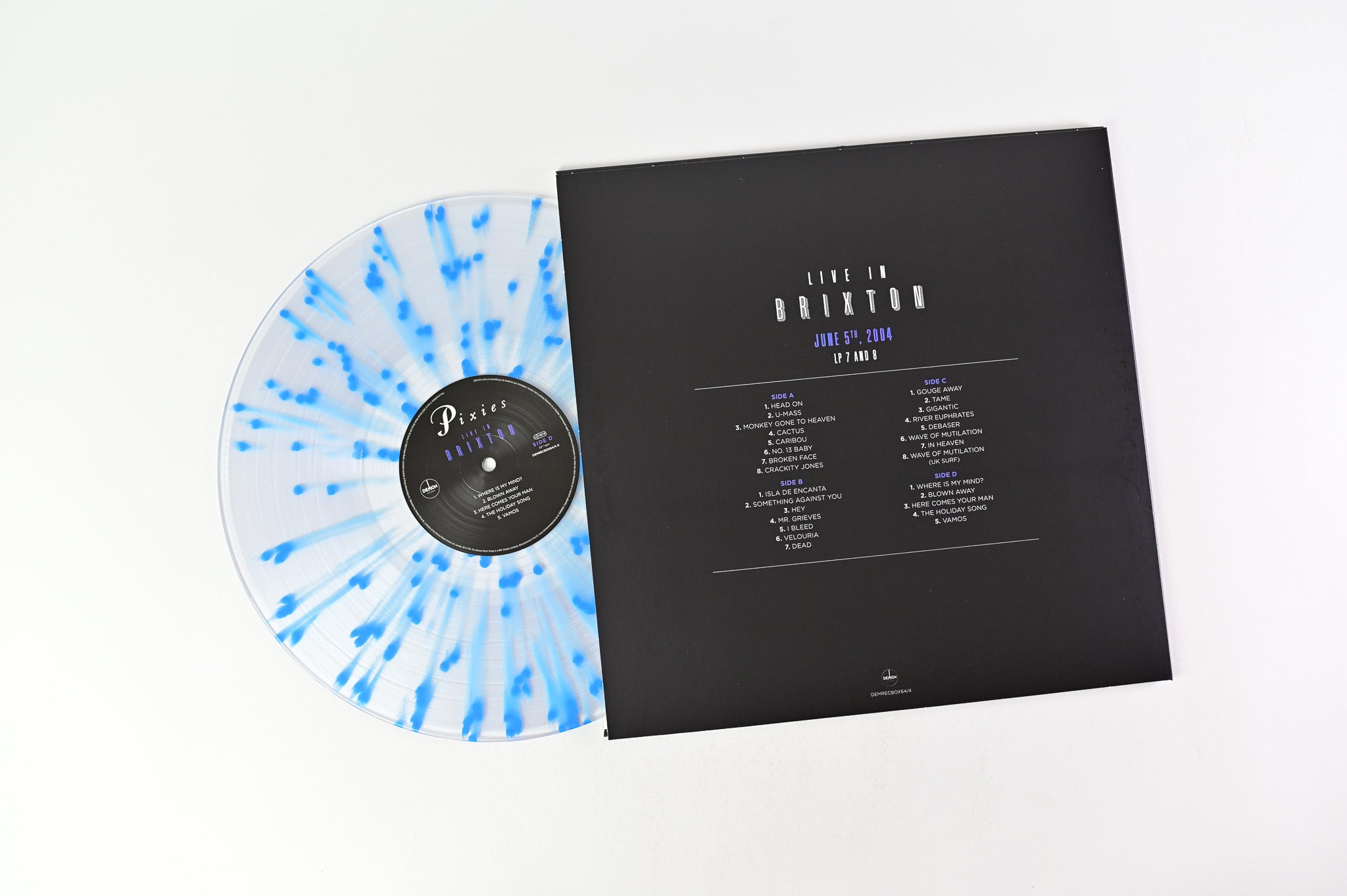 Pixies - Live In Brixton on Demon Records Colored Vinyl Box Set