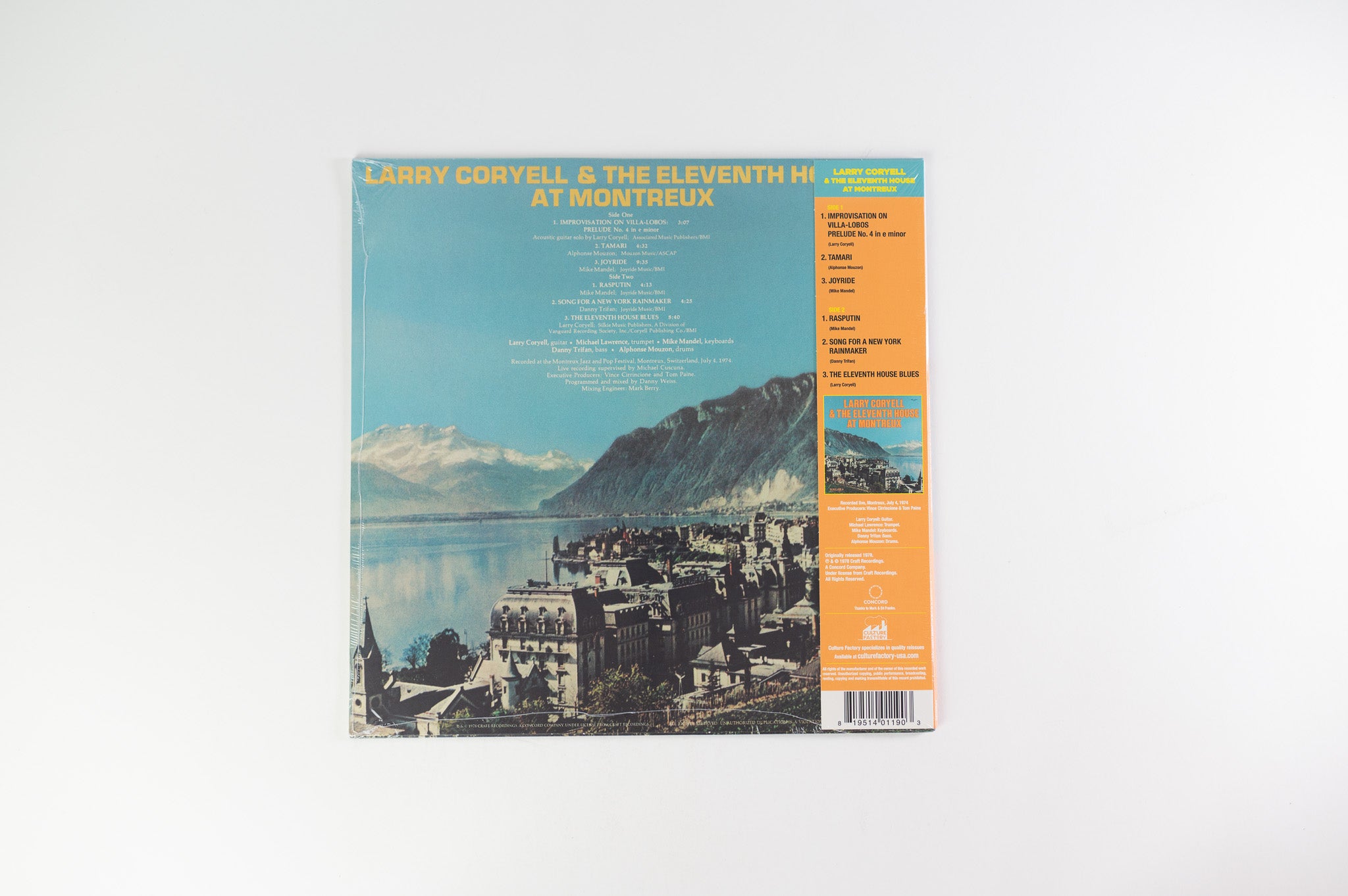 Larry Coryell - At Montreux on Culture Factory - Red/Yellow Split Vinyl Sealed
