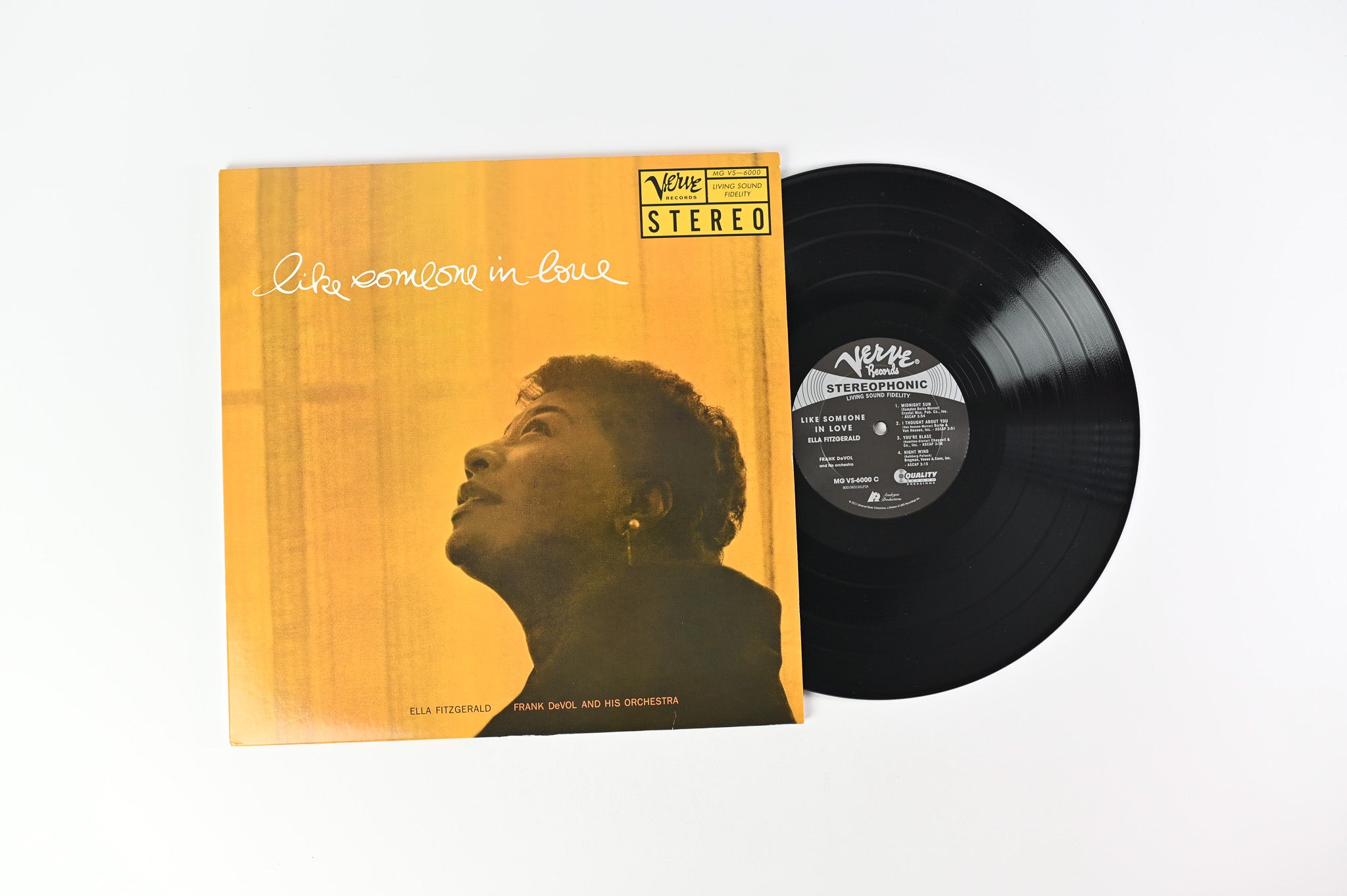 Ella Fitzgerald - Like Someone In Love on Verve Analogue Productions Ltd Numbered 45 RPM Reissue