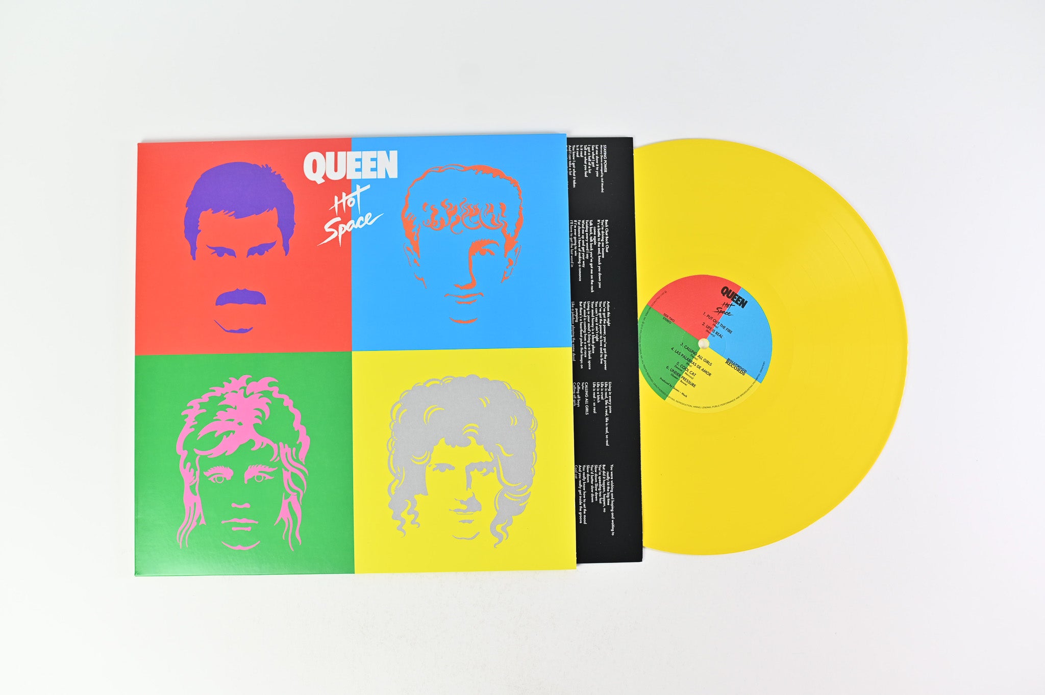 Queen - Hot Space on Hollywood Yellow Vinyl Reissue