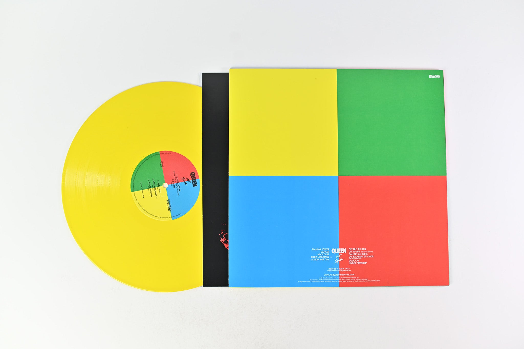 Queen - Hot Space on Hollywood Yellow Vinyl Reissue