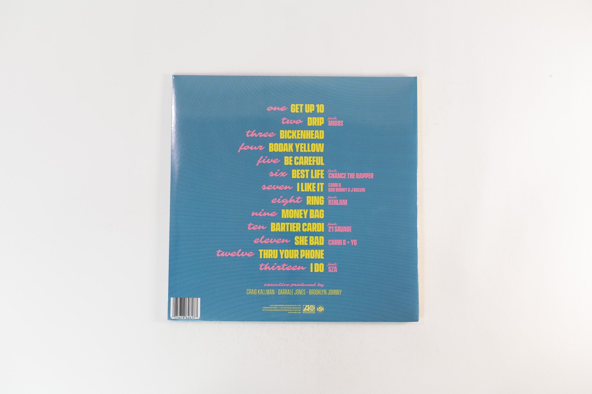 Cardi B - Invasion of Privacy on Atlantic Ltd Clear Vinyl Sealed