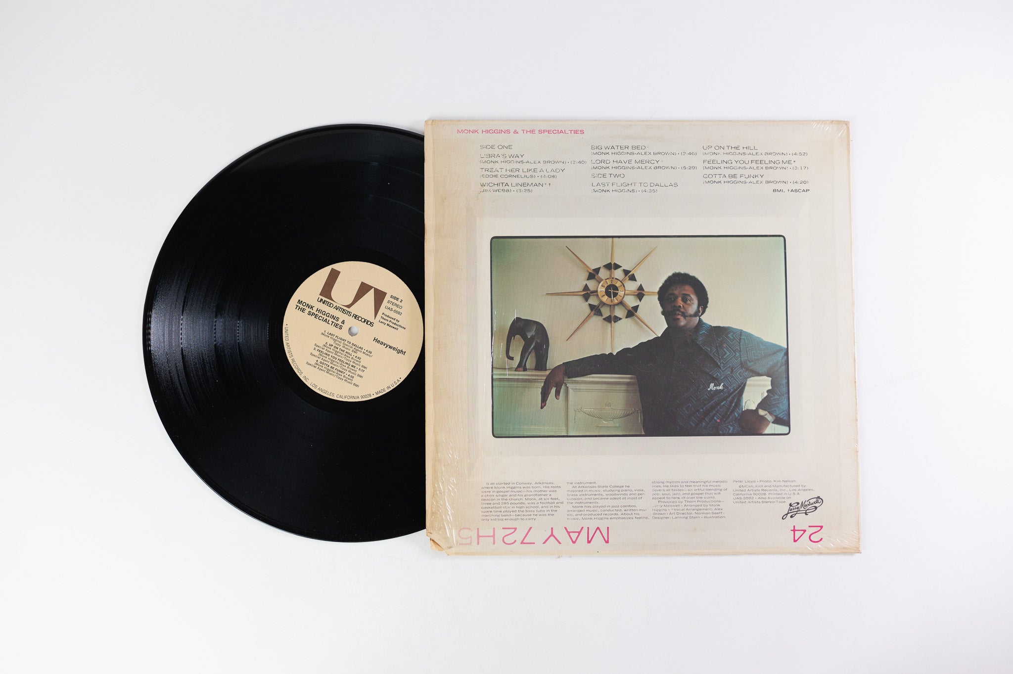 Monk Higgins - Heavyweight on United Artists Records