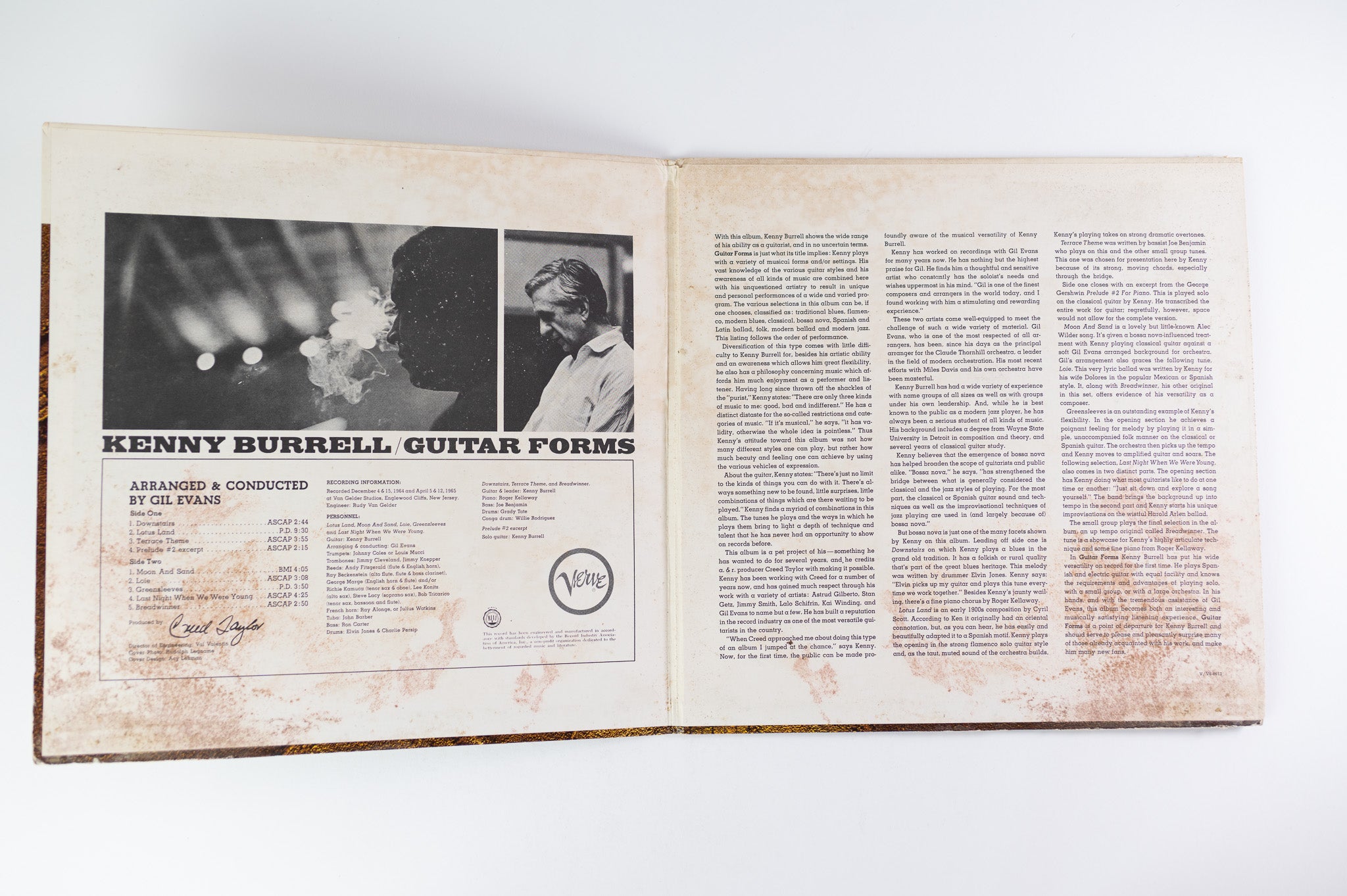 Kenny Burrell - Guitar Forms on Verve Records - Stereo