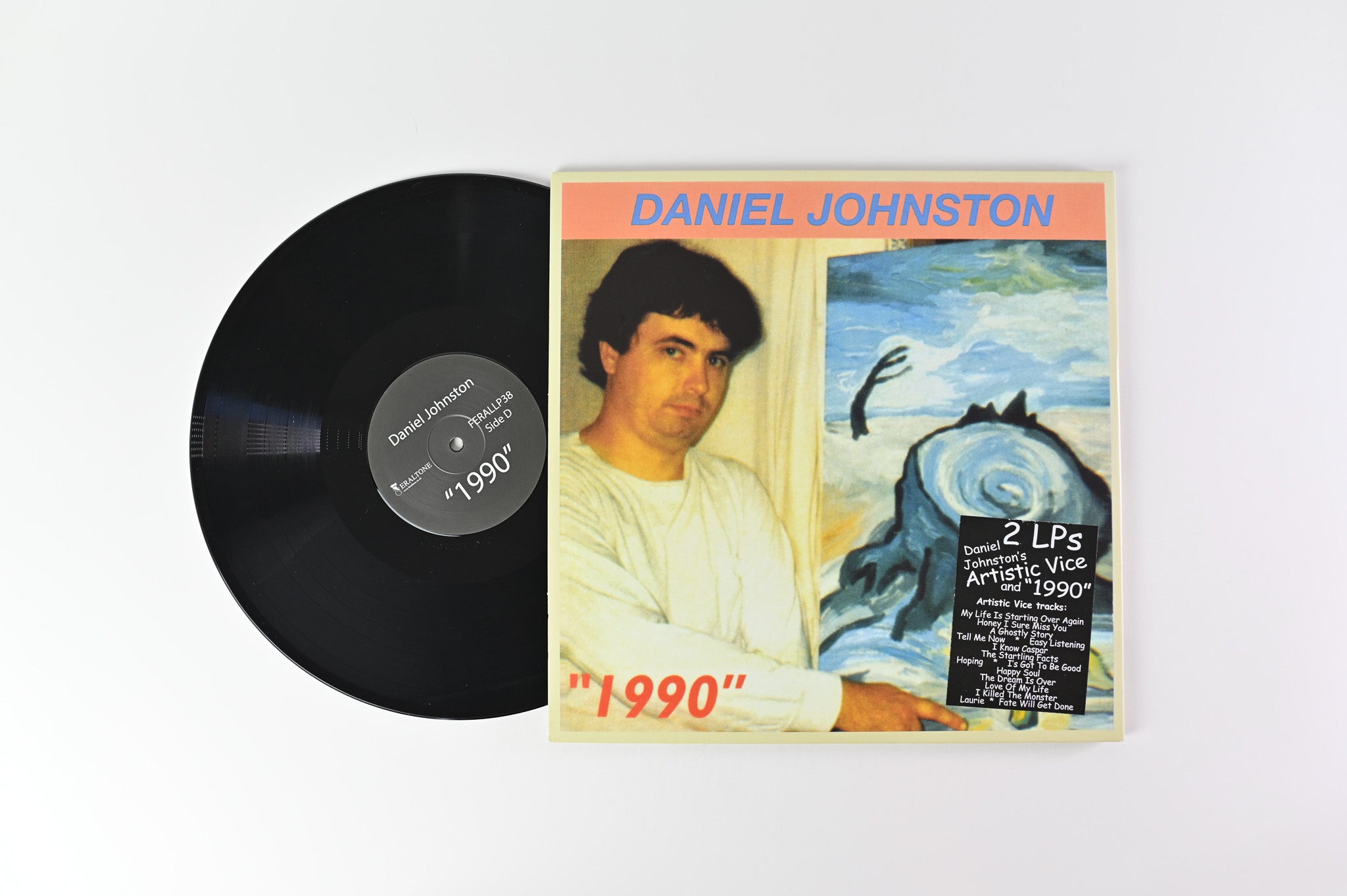 Daniel Johnston - Artistic Vice / 1990 on Feraltone Reissue