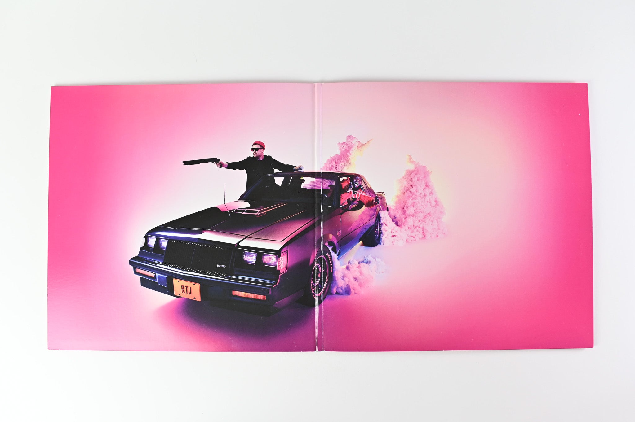 Run The Jewels - Run The Jewels 4 on BMG Clear w/Magenta Swirl Vinyl
