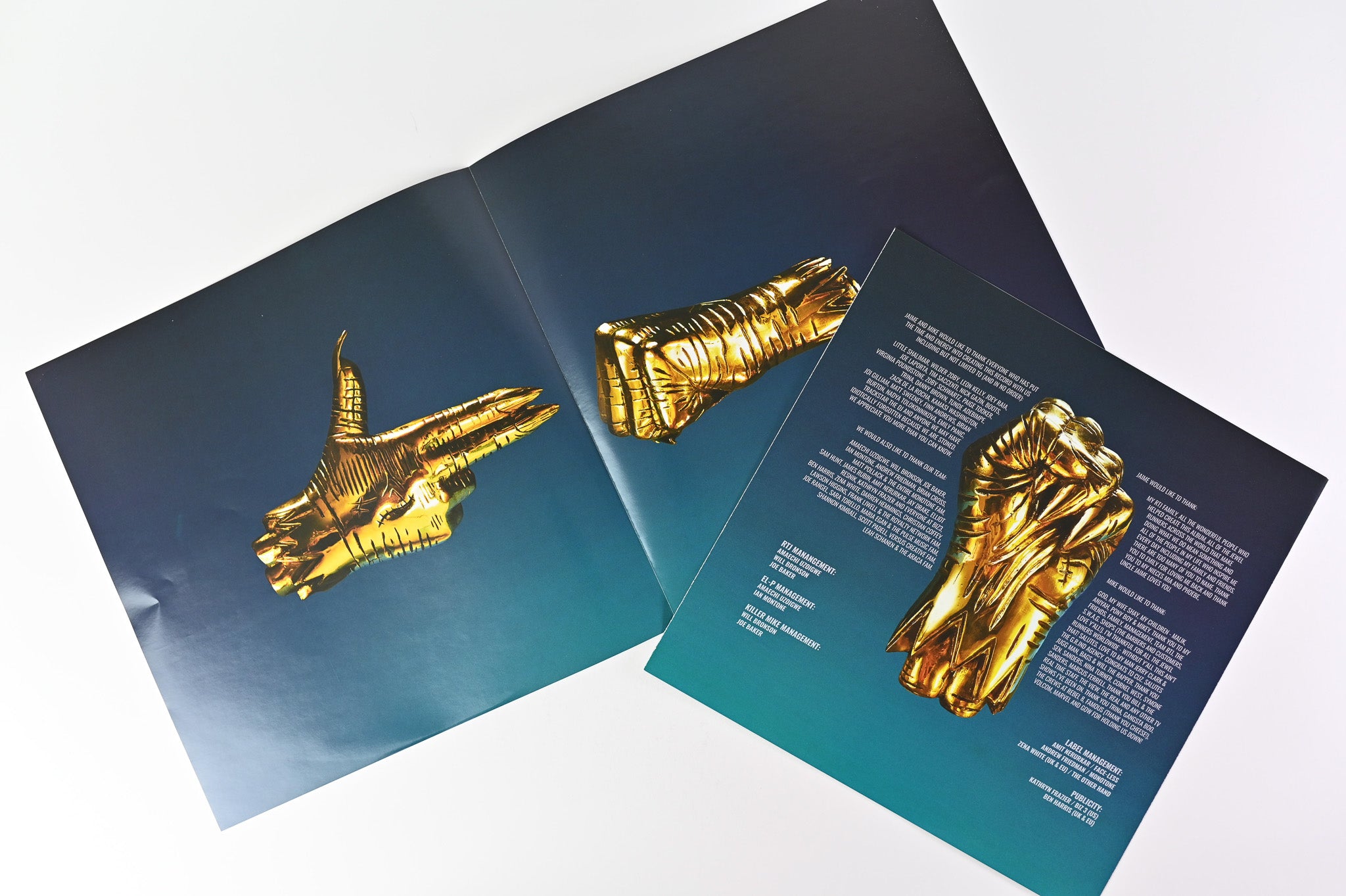 Run The Jewels - Run The Jewels 3 on Run The Jewels Inc Gold Vinyl