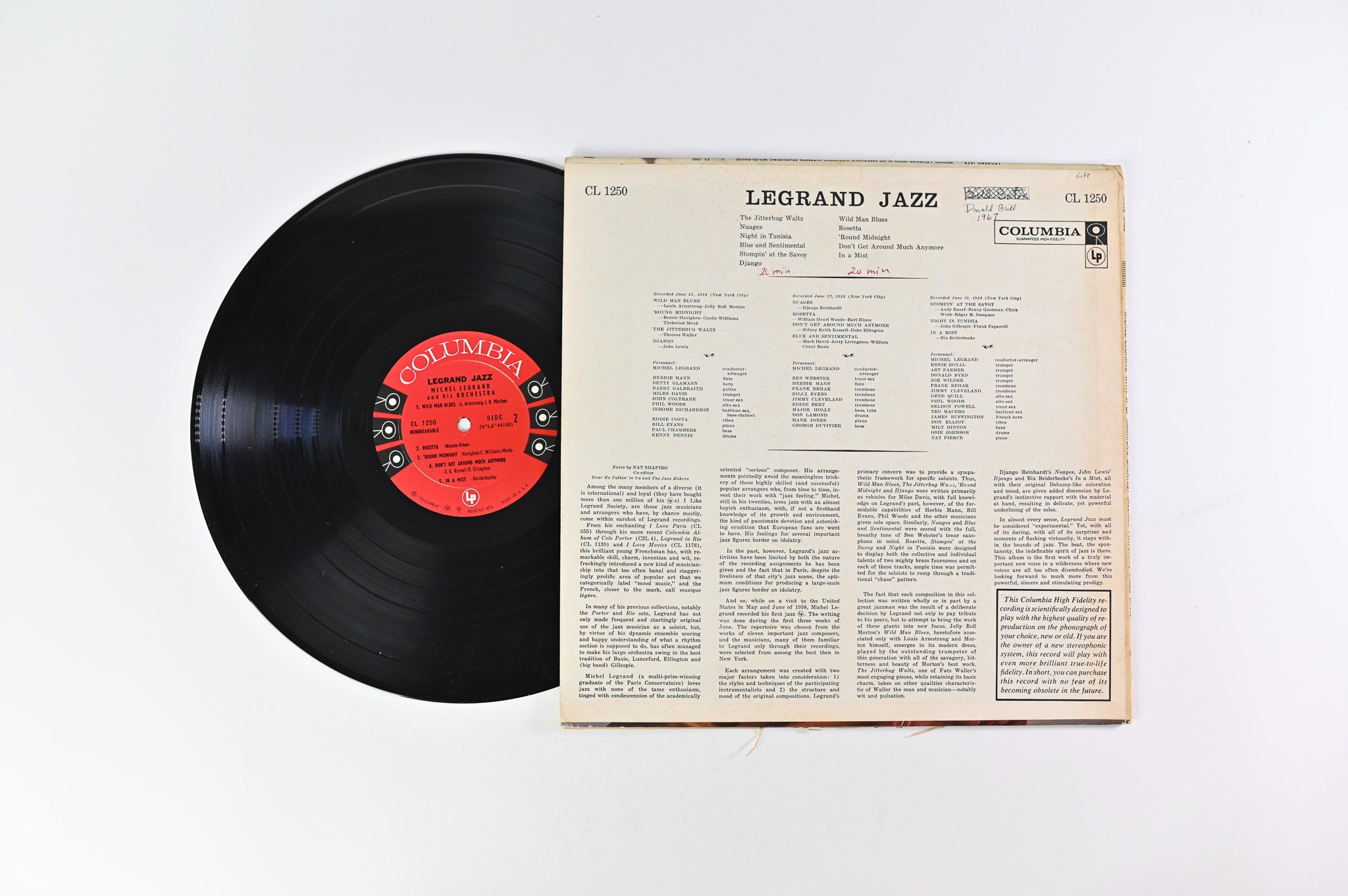 Michel Legrand - Legrand Jazz on Columbia