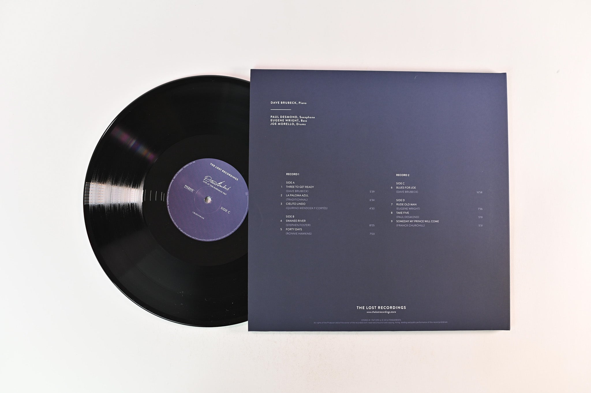 The Dave Brubeck Quartet - Live At The Kurhaus 1967 on Fondementa Reissue