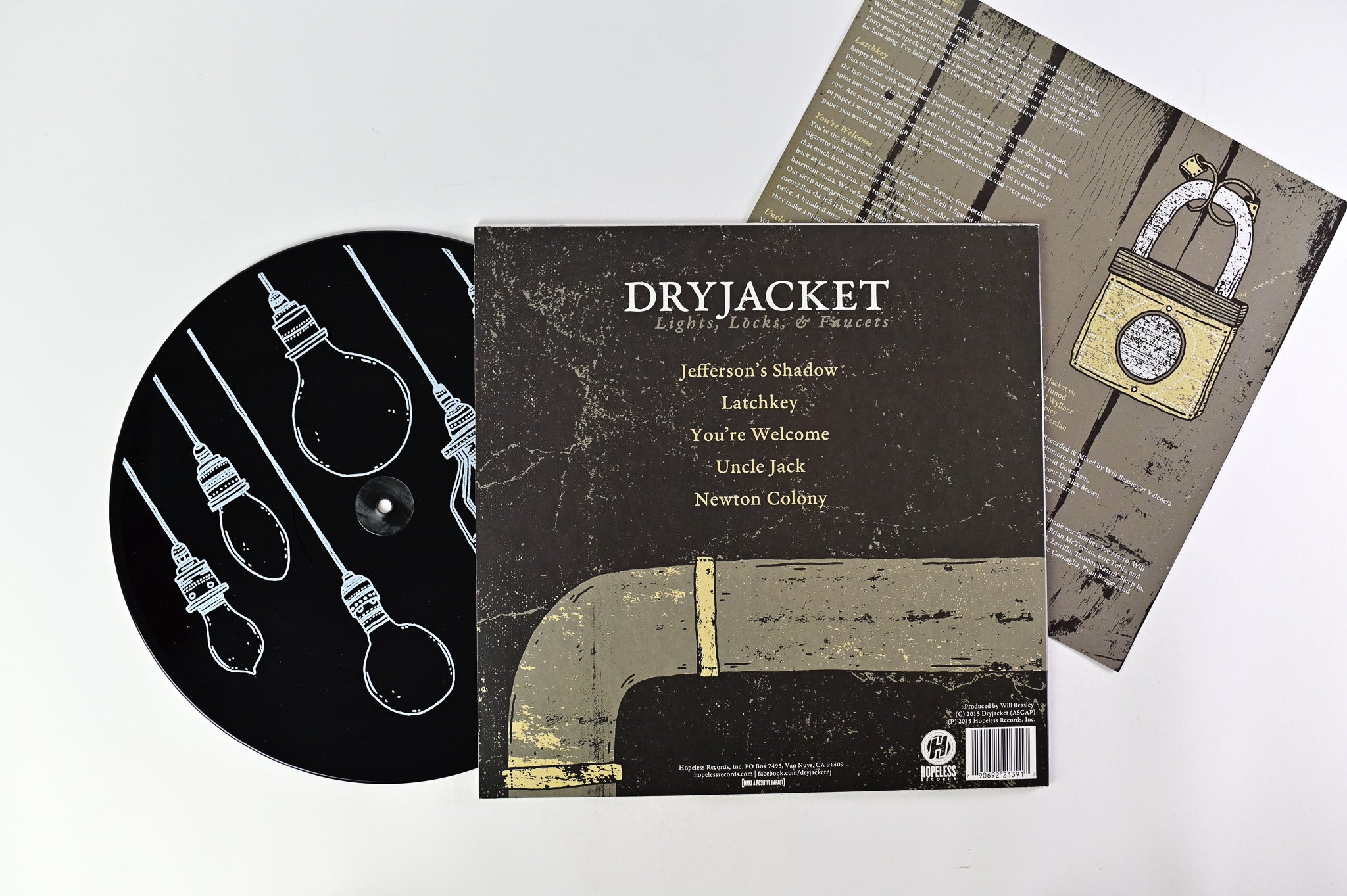 Dryjacket - Lights, Locks, & Faucets EP on Hopeless Records