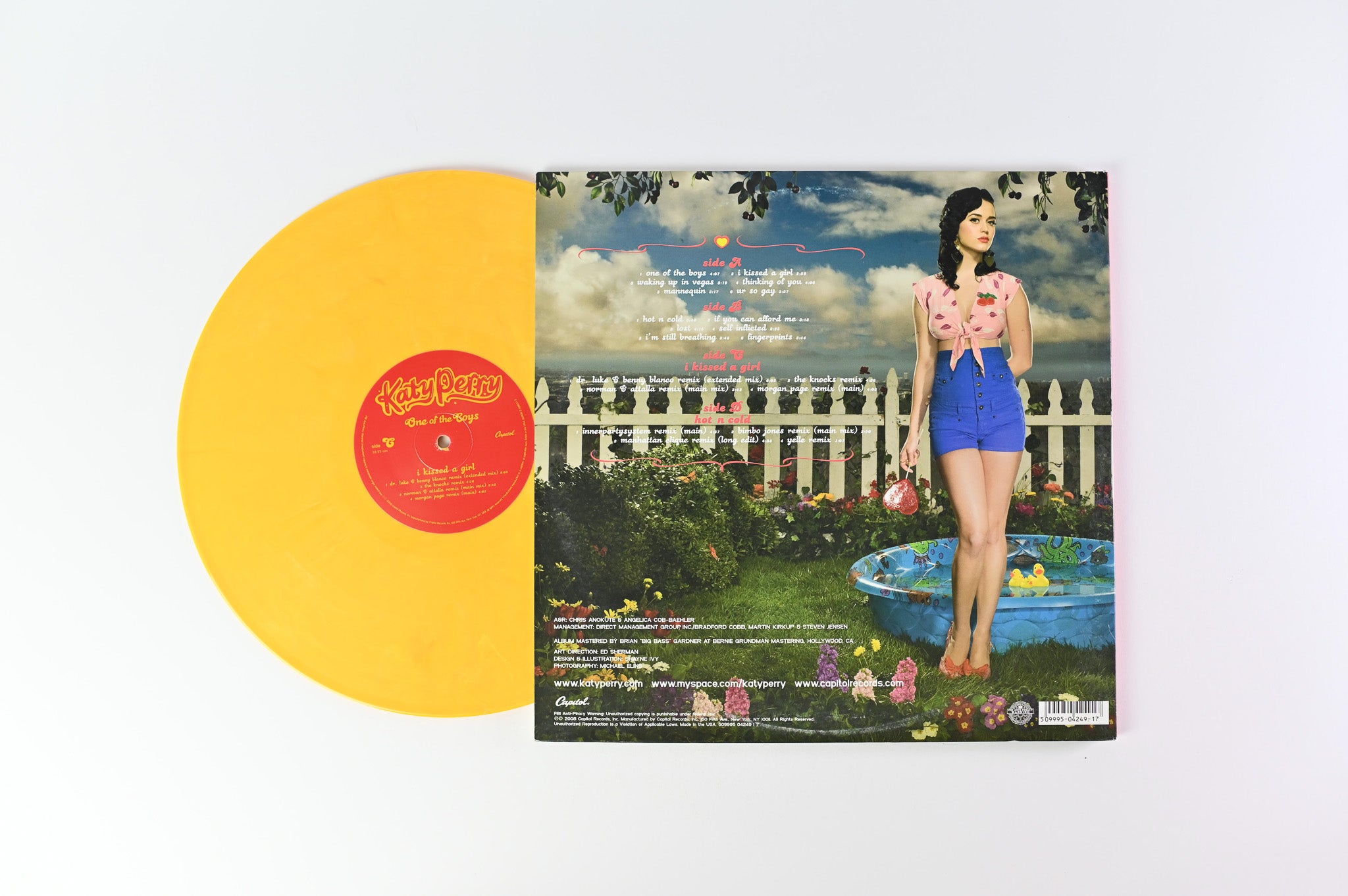 Katy Perry - One Of The Boys on Capitol Red and Yellow Vinyl