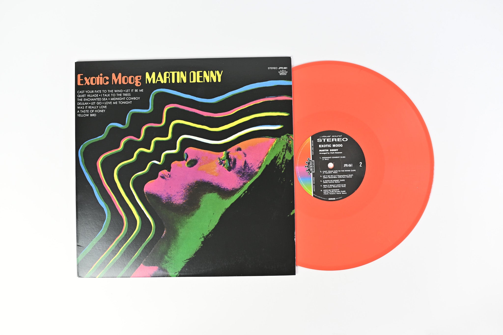 Martin Denny - Exotic Moog on Jackpot Ltd RSD Orange Marbled Reissue