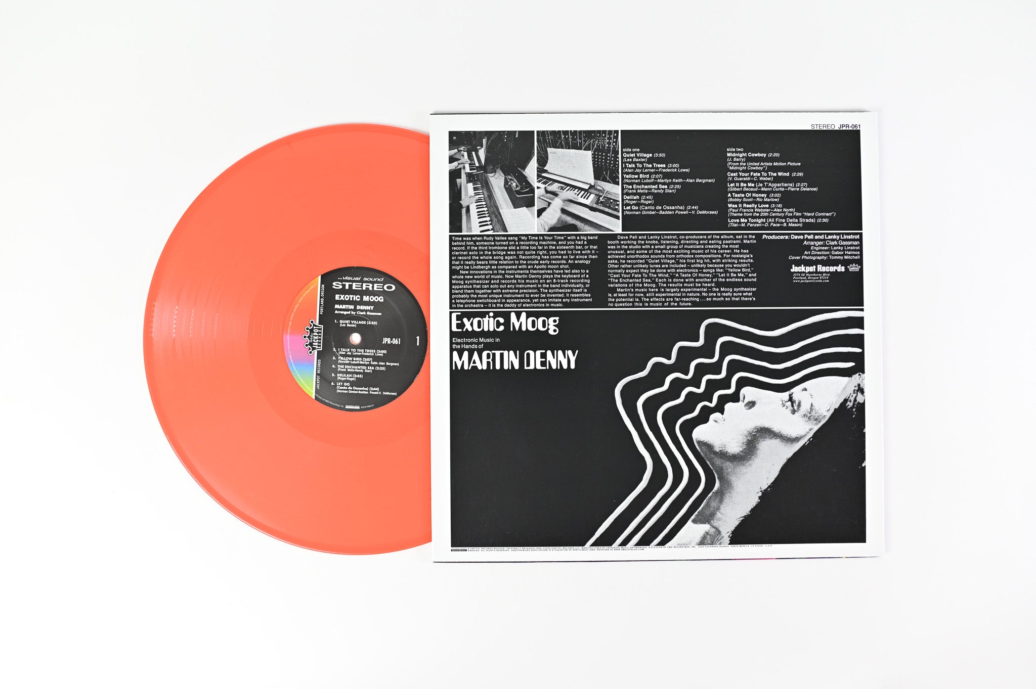 Martin Denny - Exotic Moog on Jackpot Ltd RSD Orange Marbled Reissue