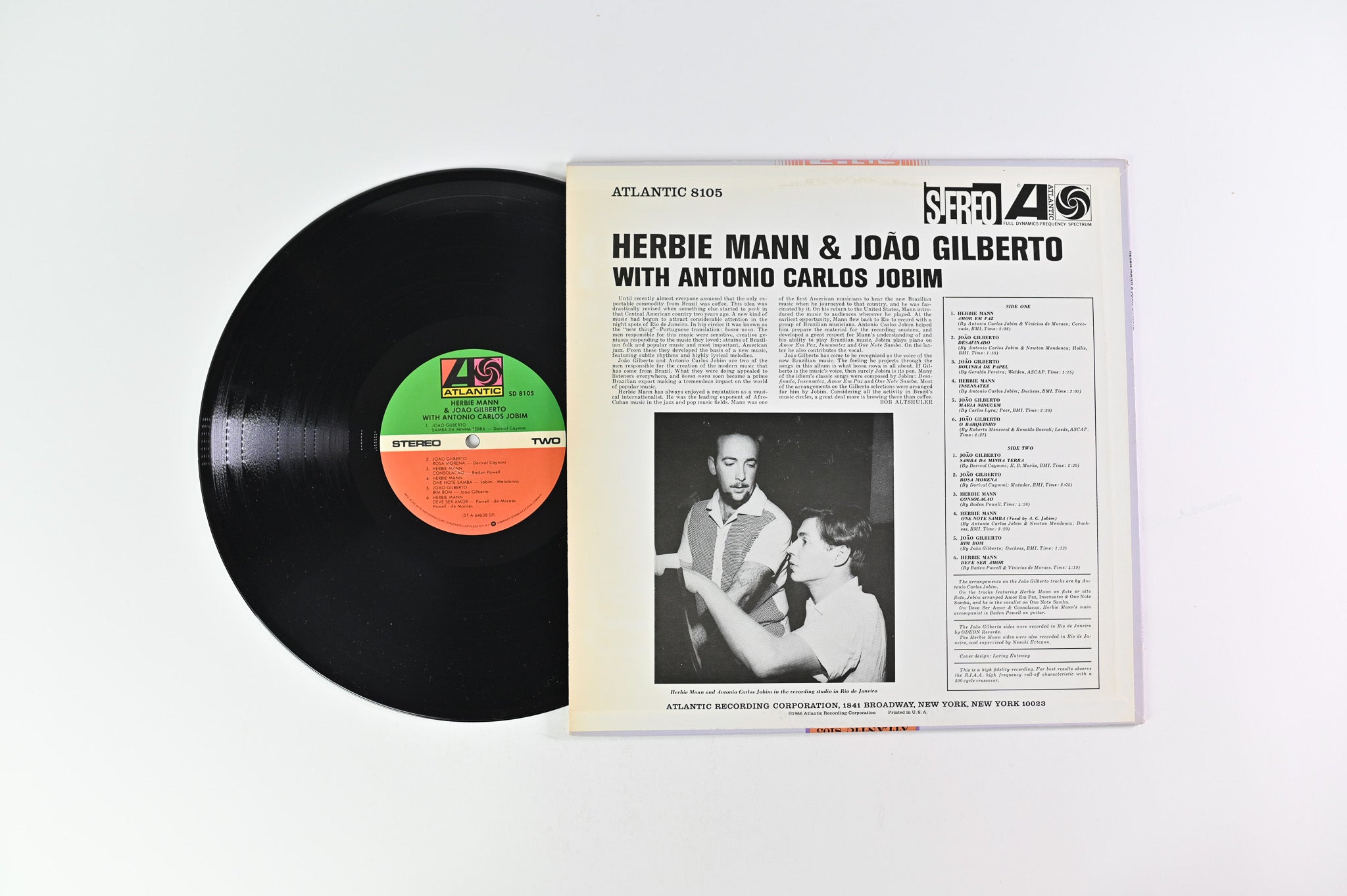 Herbie Mann - Herbie Mann & Joao Gilberto With Antonio Carlos Jobim on Atlantic Reissue