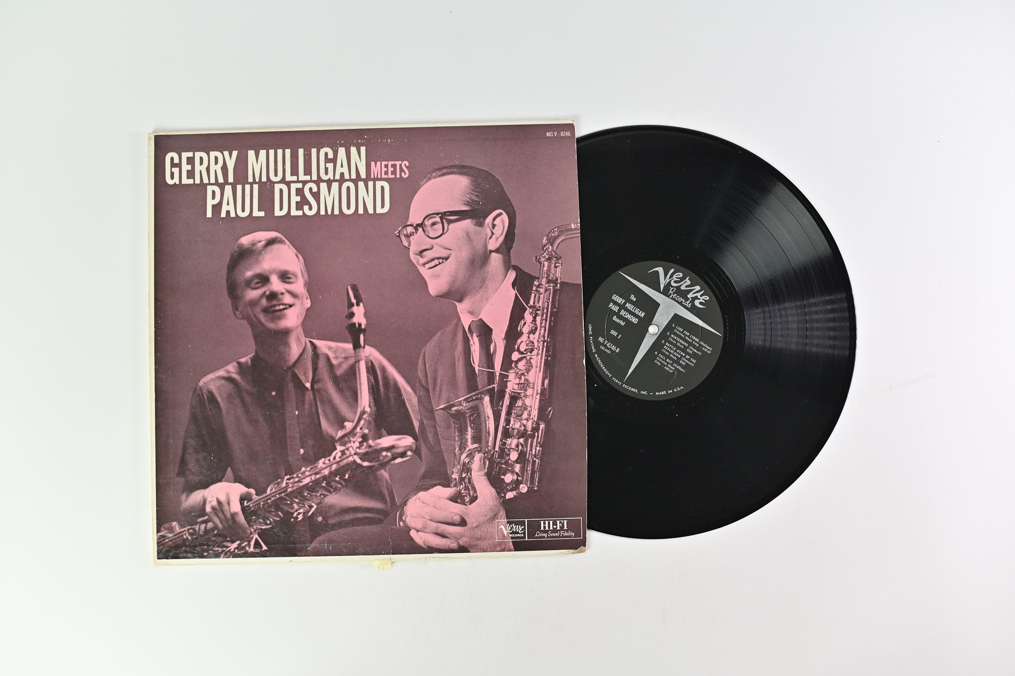 Gerry Mulligan - Gerry Mulligan Meets Paul Desmond on Verve Records