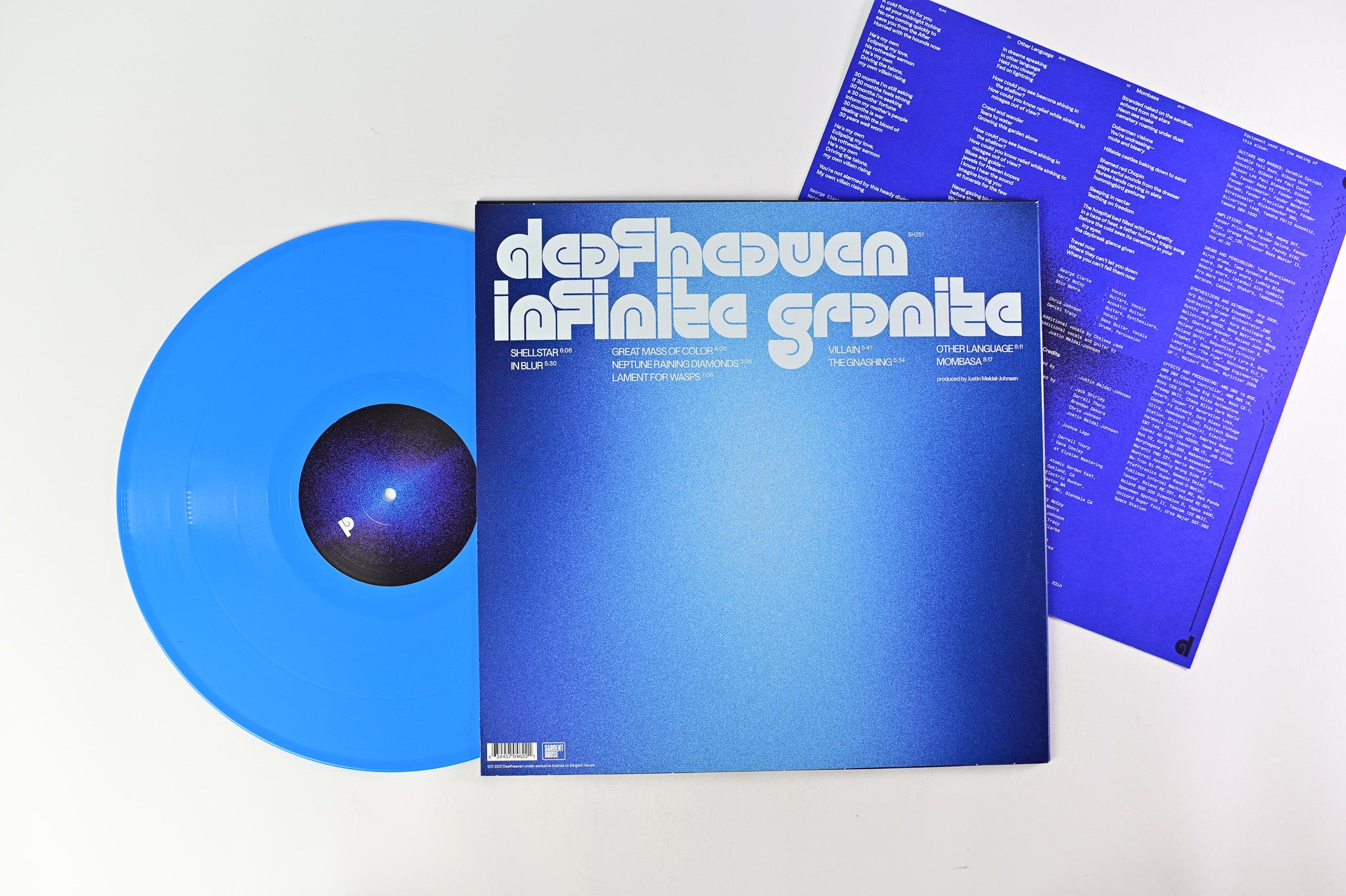 Deafheaven - Infinite Granite on Sargent House - Blue Vinyl
