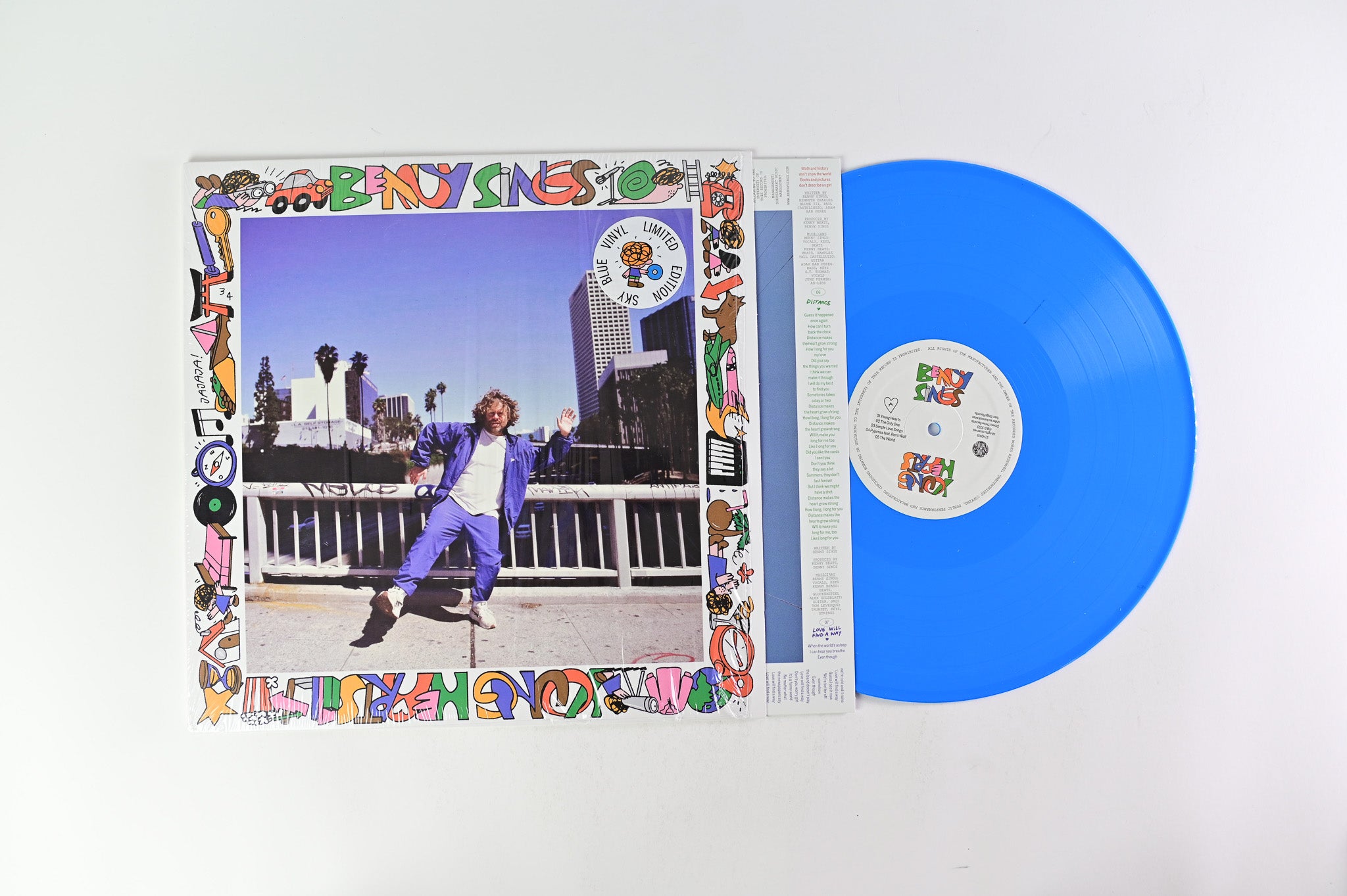 Benny Sings - Young Hearts on Stones Throw Records - Blue Vinyl