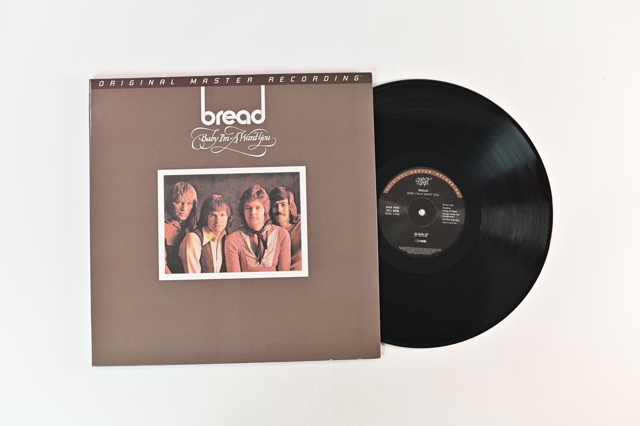 Bread - Baby I'm-A Want You on Mobile Fidelity Sound Lab Reissue