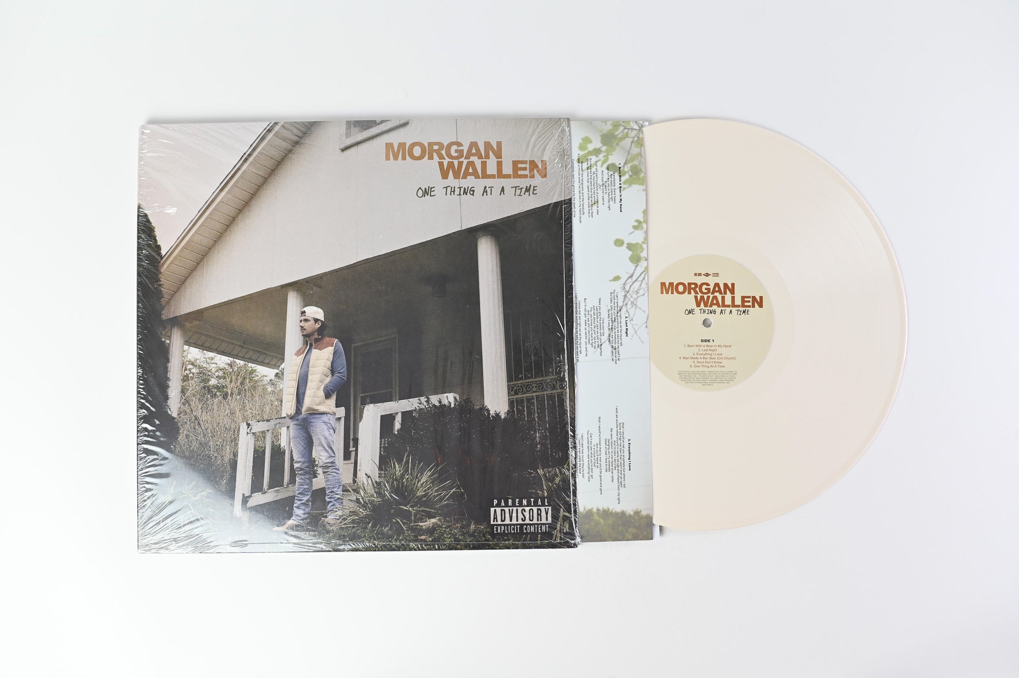 Morgan Wallen - One Thing At A Time on Big Loud Bone White Vinyl