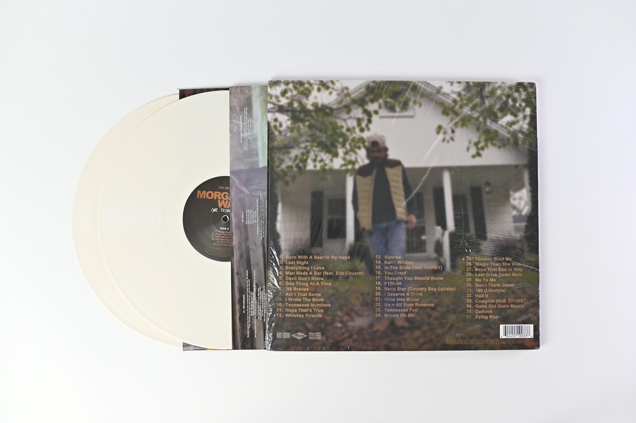 Morgan Wallen - One Thing At A Time on Big Loud Bone White Vinyl