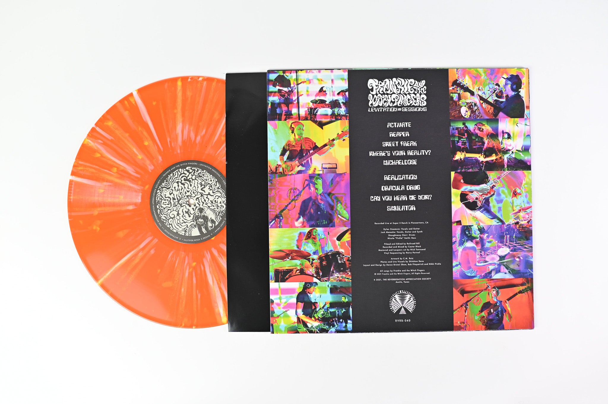 Frankie And The Witch Fingers - Levitation Sessions on RAS Ltd Orange Splatter Vinyl