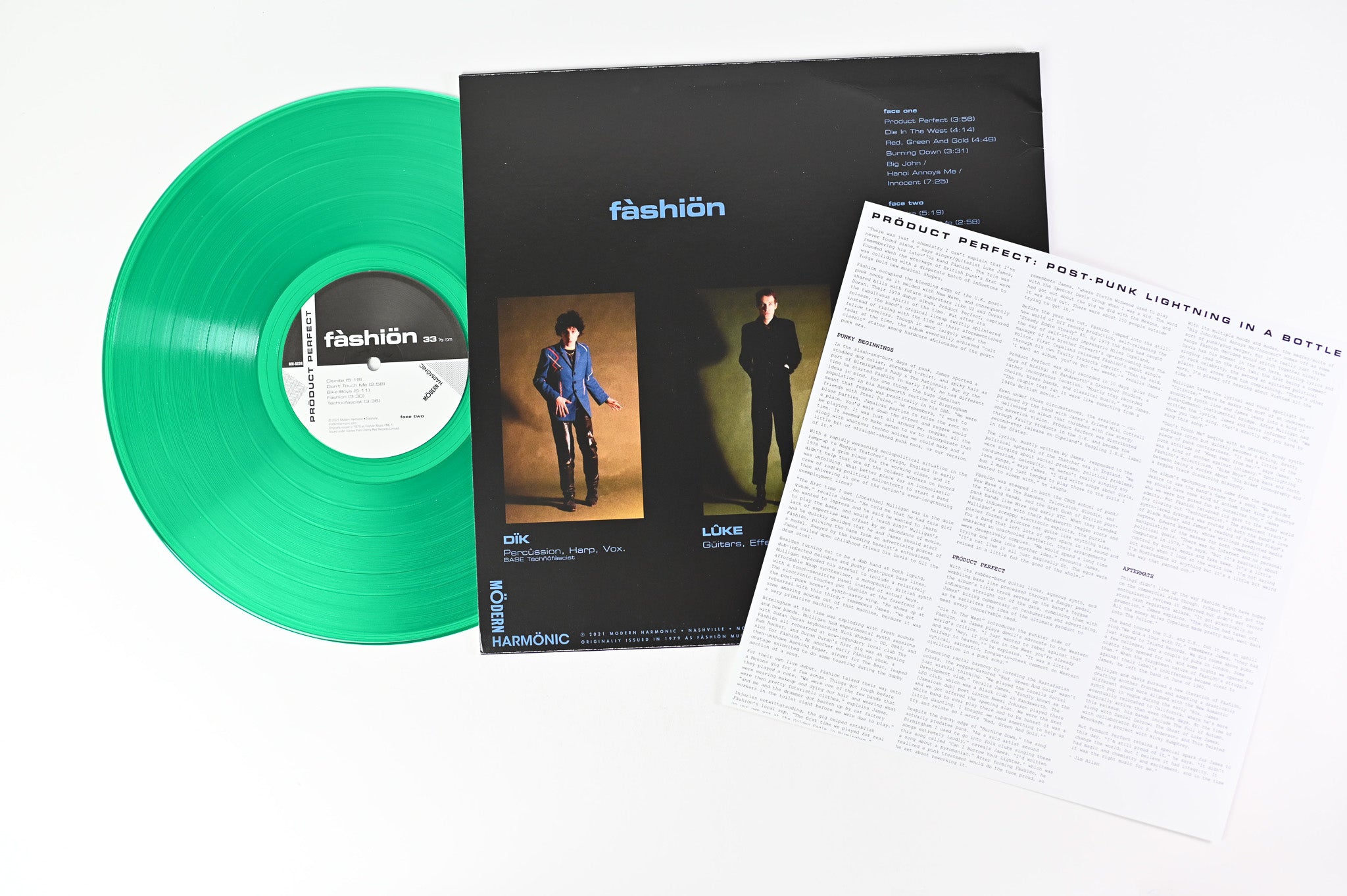 Fashion - Product Perfect on Modern Harmonic Ltd RSD Green Reissue