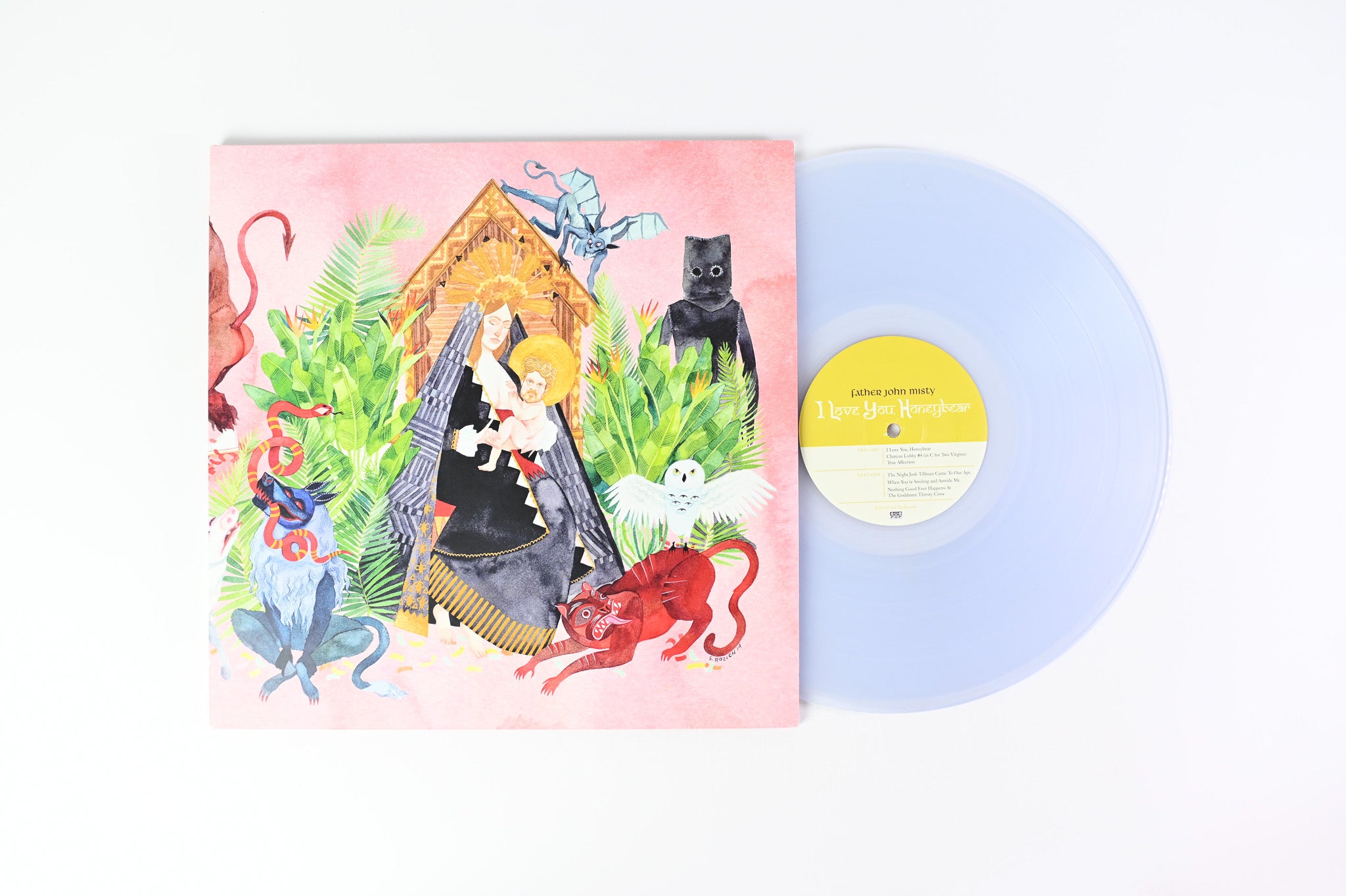 Father John Misty - I Love You, Honeybear on Sub Pop Ltd Clear Vinyl Club Edition