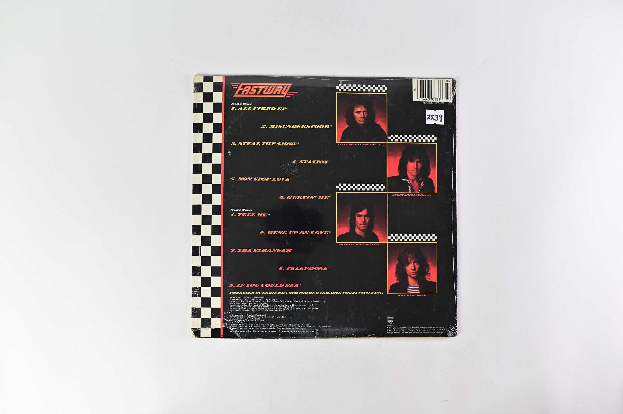 Fastway - All Fired Up! on Columbia - Sealed