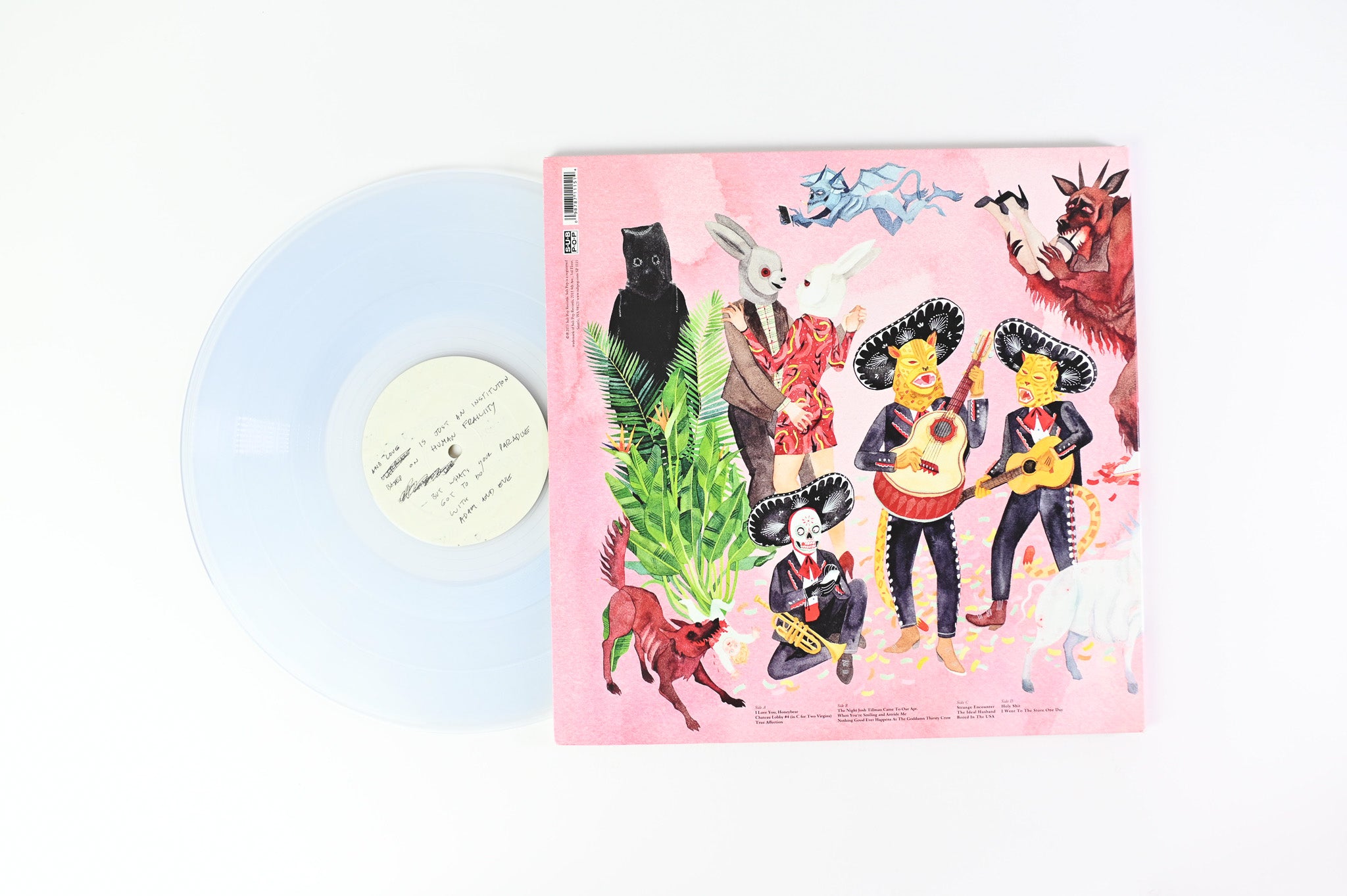 Father John Misty - I Love You, Honeybear on Sub Pop Ltd Clear Vinyl Club Edition